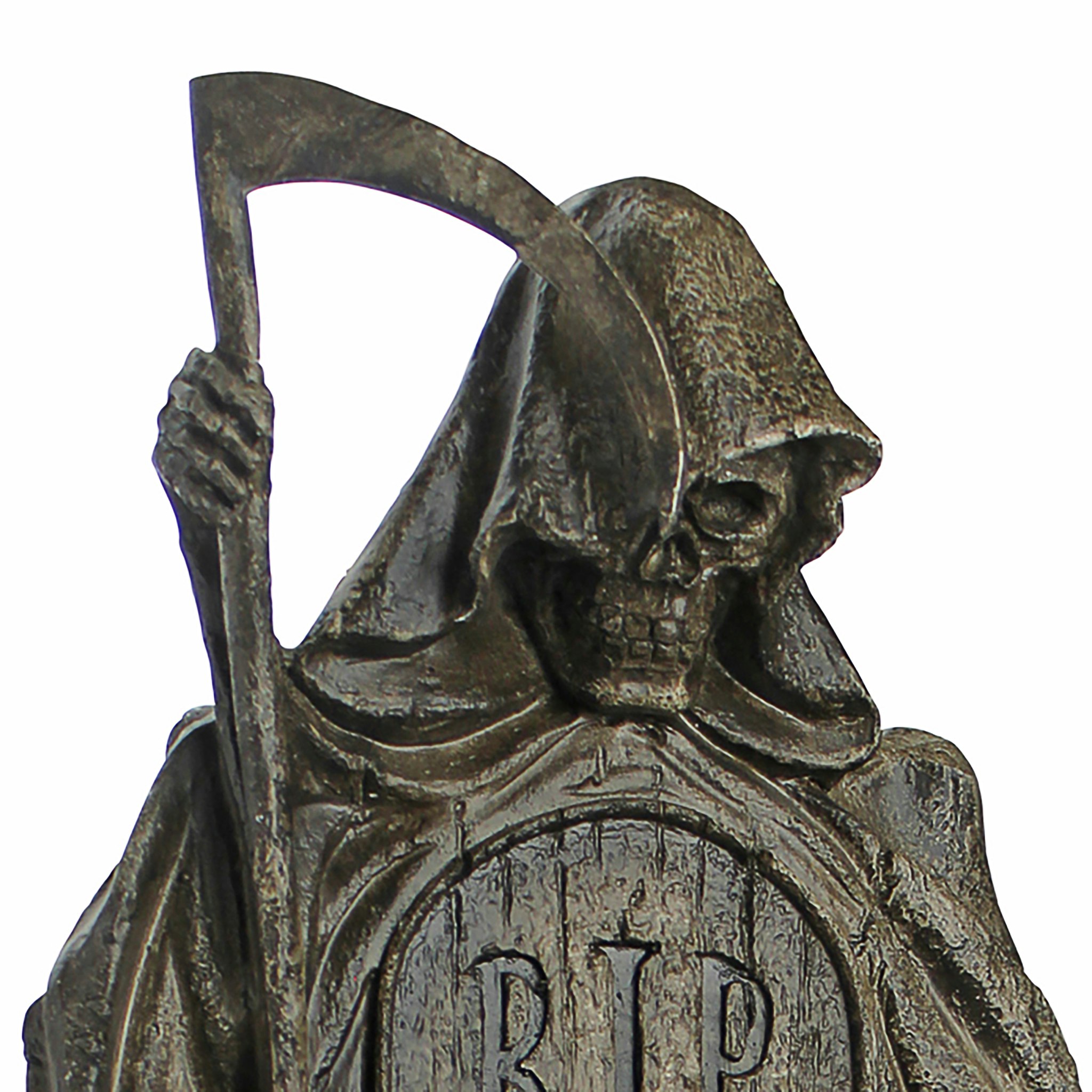 Toscano - Rest in Pieces Grim Reaper Tombstone Statue