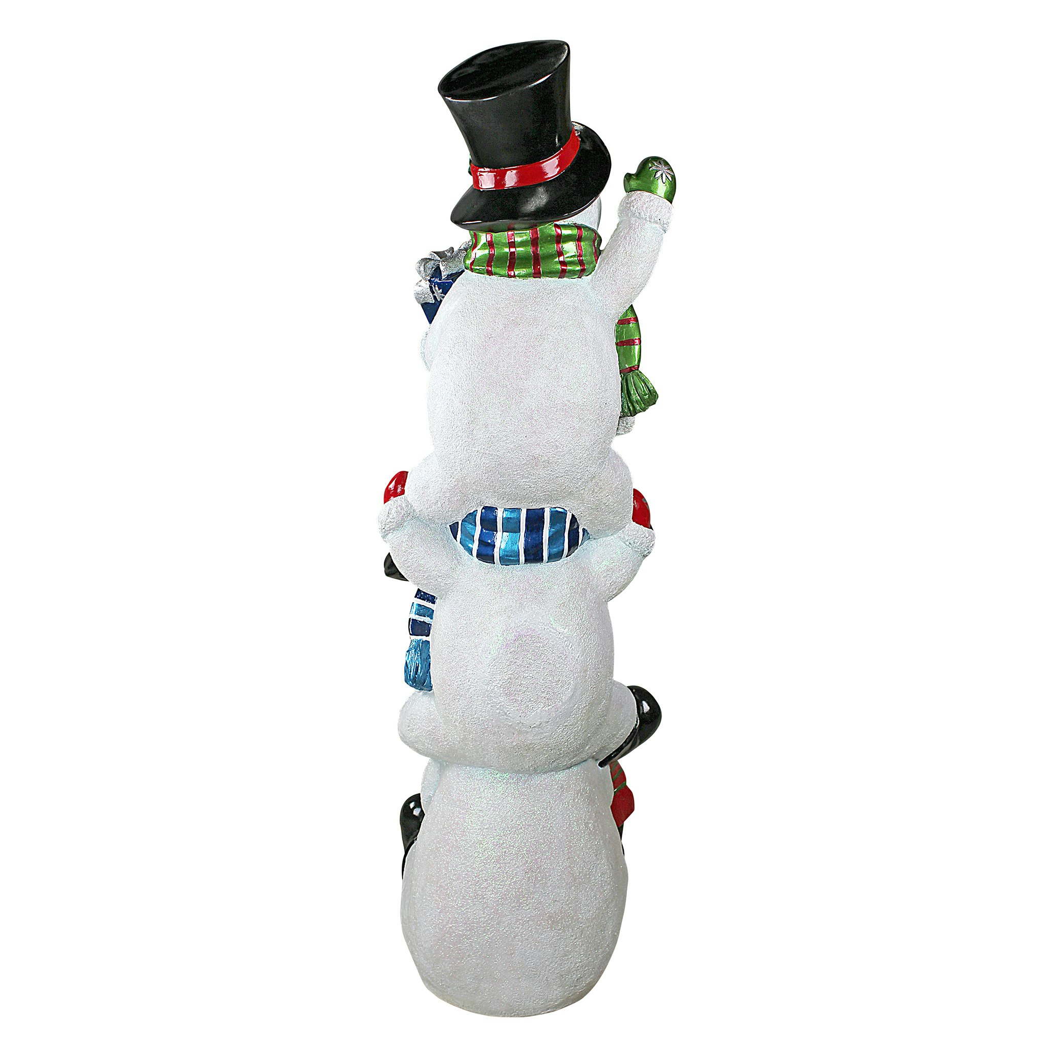 Toscano SnowBro Illuminated Snowman Holiday Statue - Large