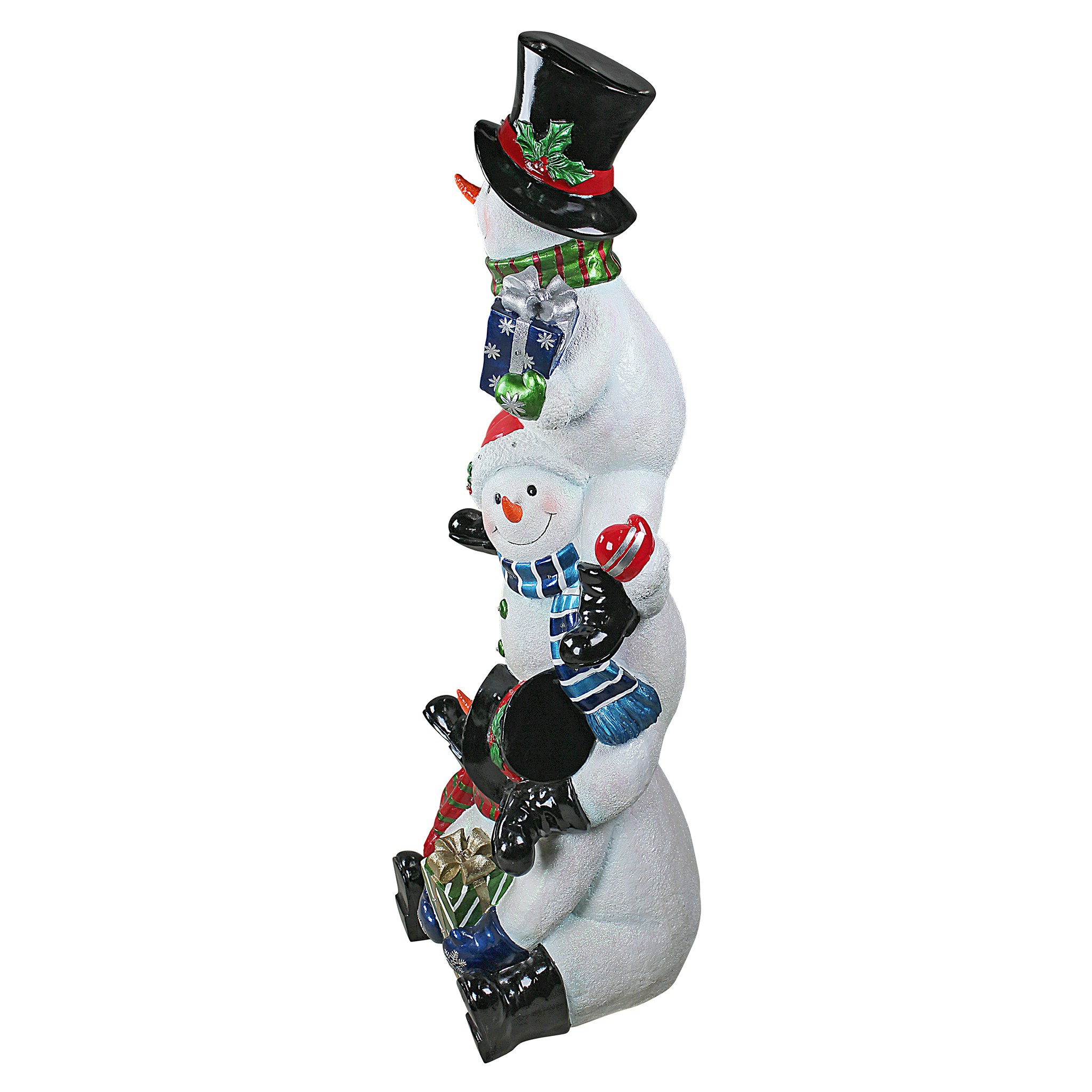 Toscano SnowBro Illuminated Snowman Holiday Statue - Large