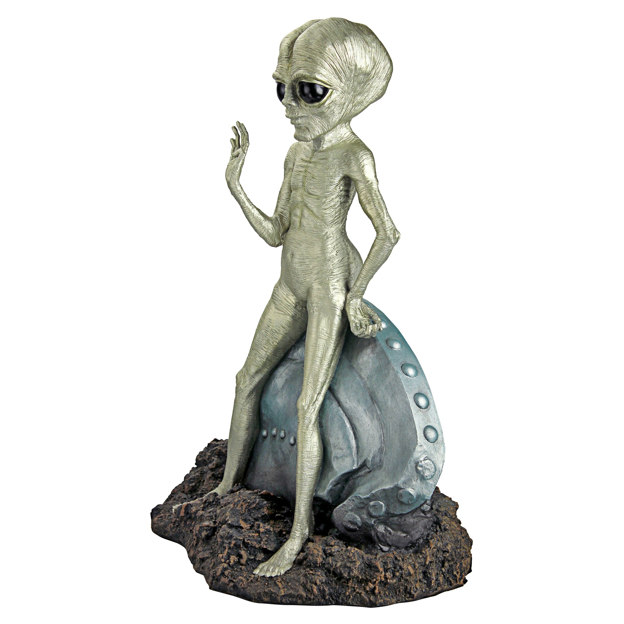 Toscano - Roswell the Alien UFO Garden Statue