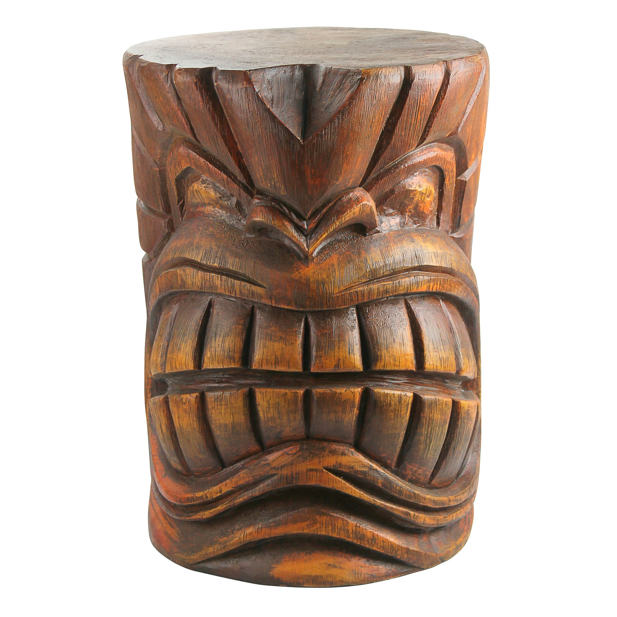 Toscano - The Kanaloa (Teeth) Grand Tiki Sculptural Table in Designer Resin