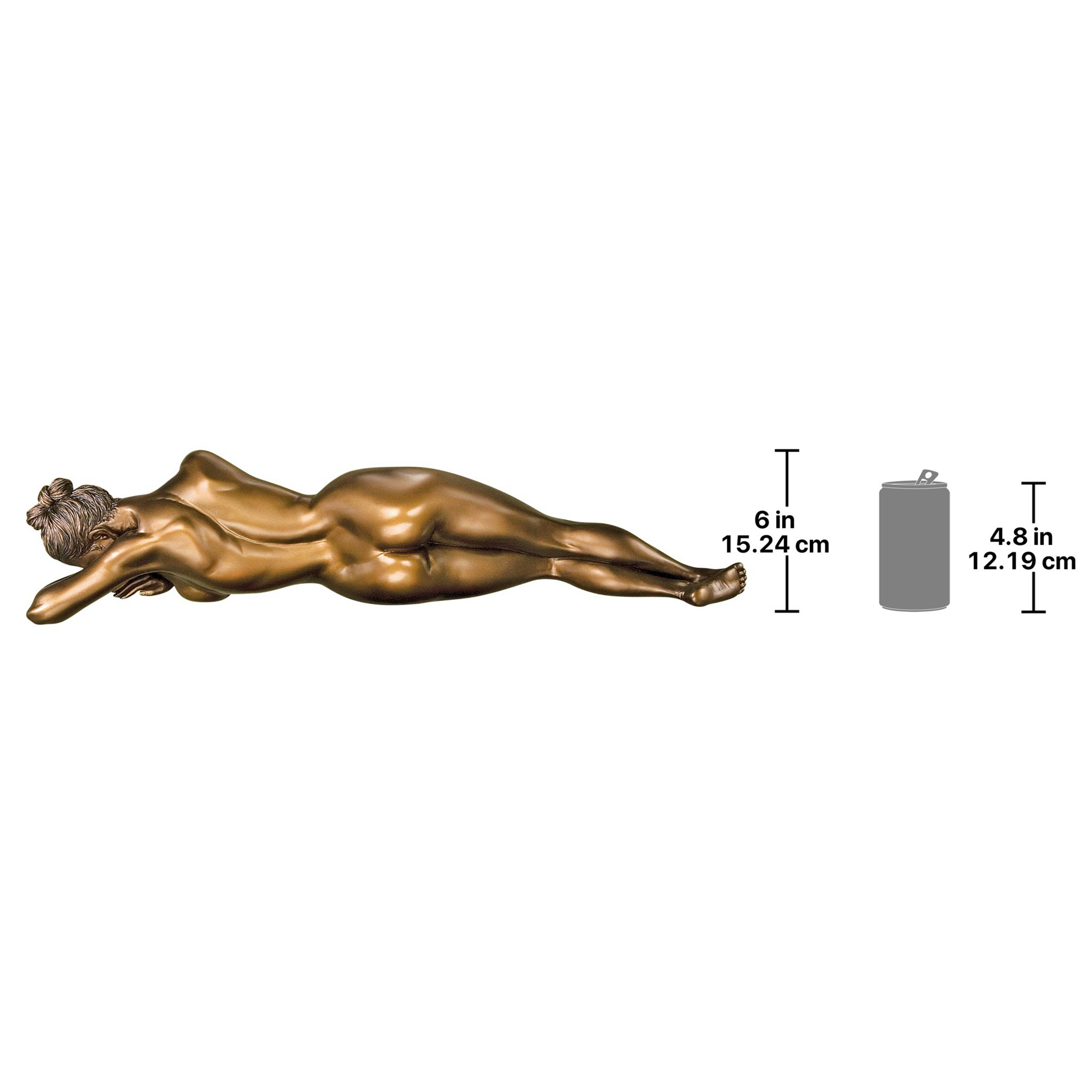 Toscano - Restless Beauty Nude Wall Sculpture