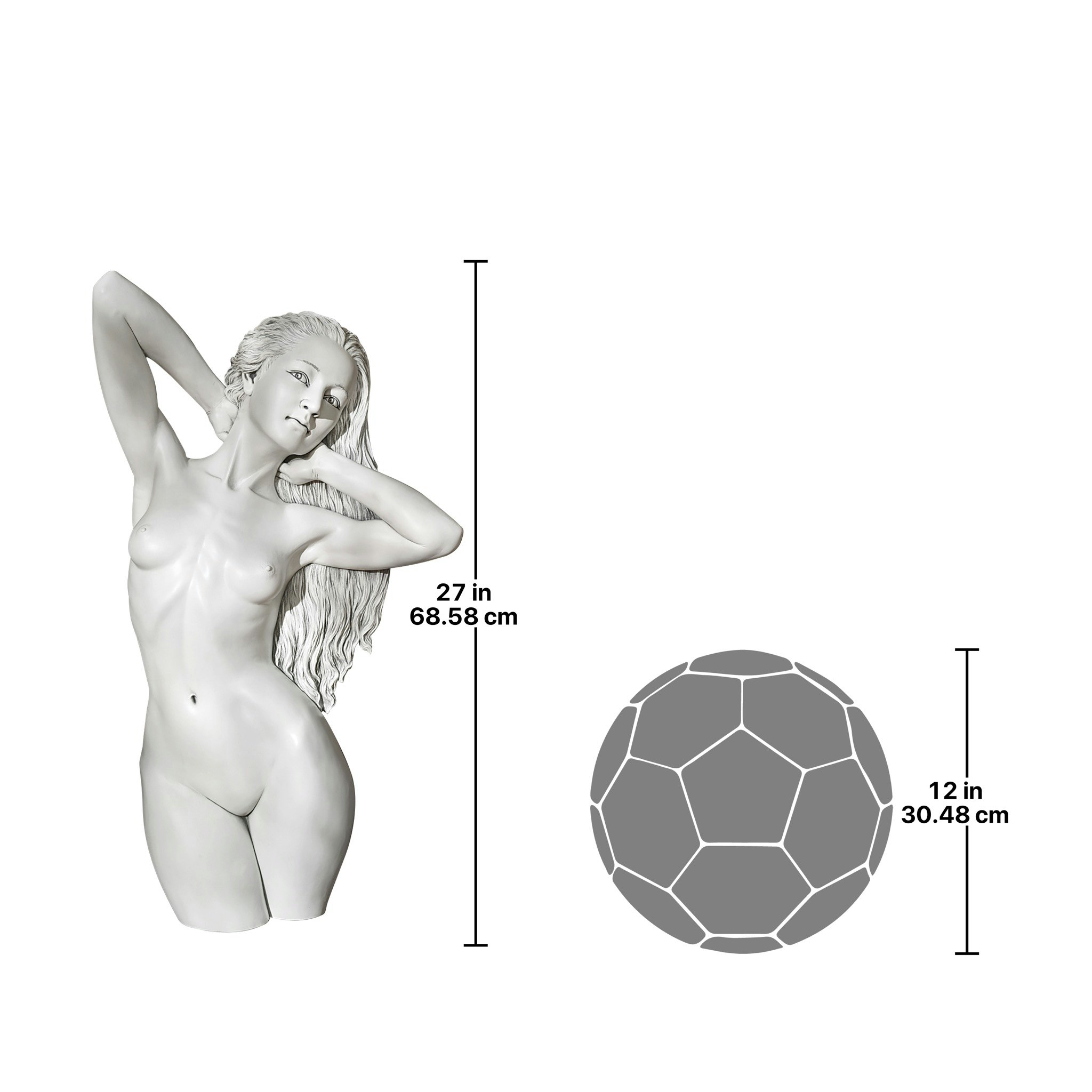 Toscano - Rachel Way Contemporary Venus Nude Wall Sculpture