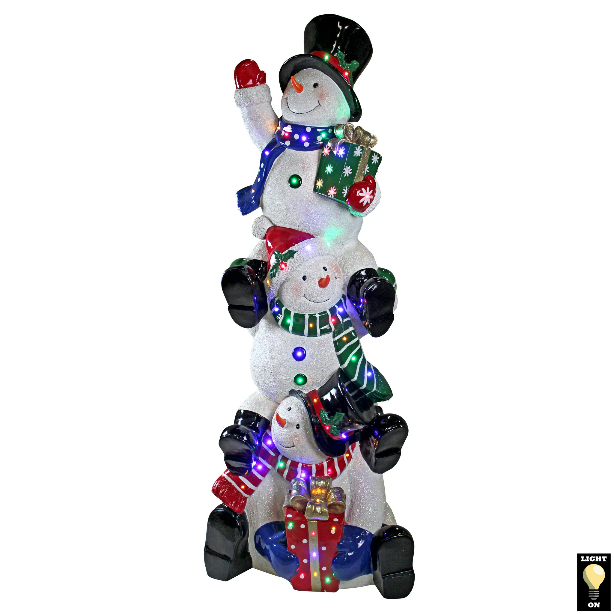 Toscano SnowBro Illuminated Snowman Holiday Statue - Giant