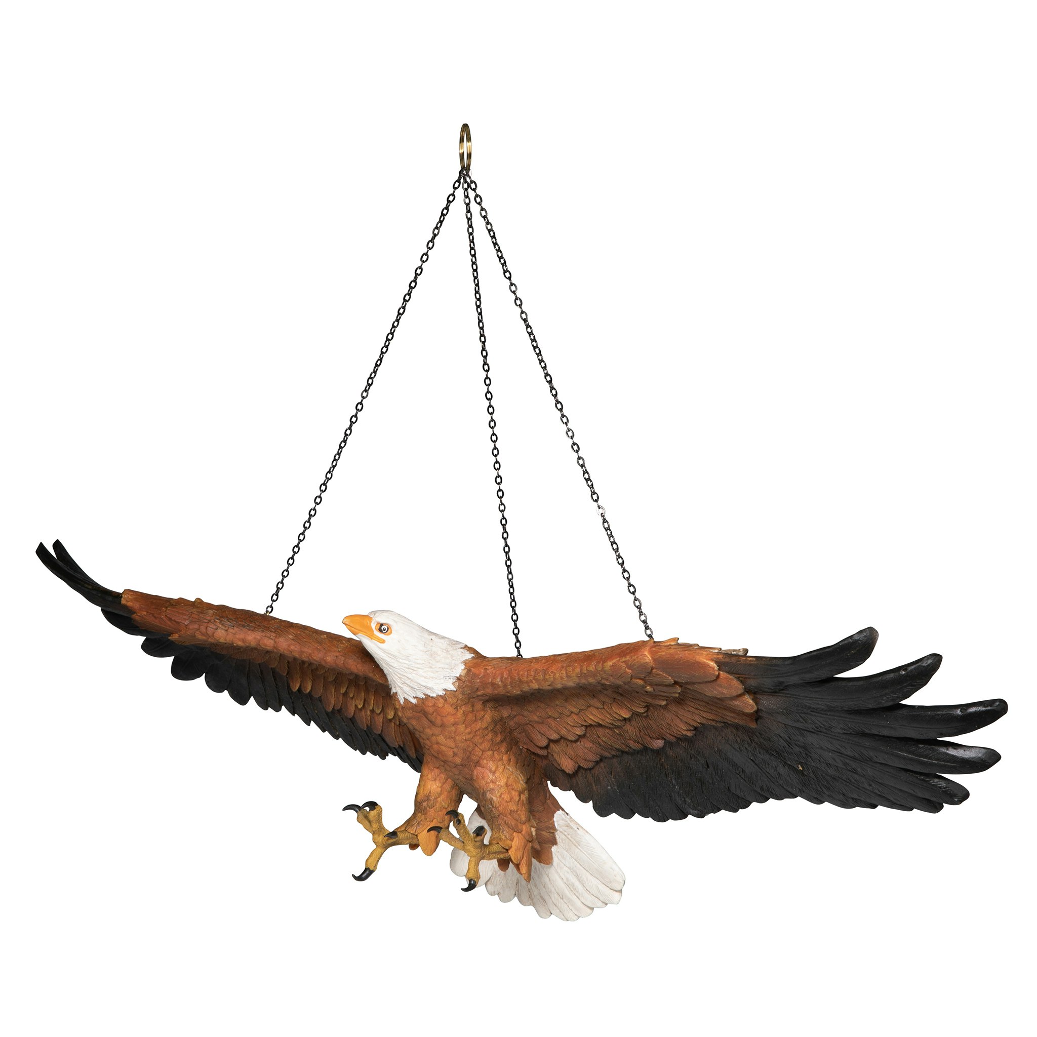 Toscano - Flight of Freedom Hanging Eagle Sculpture