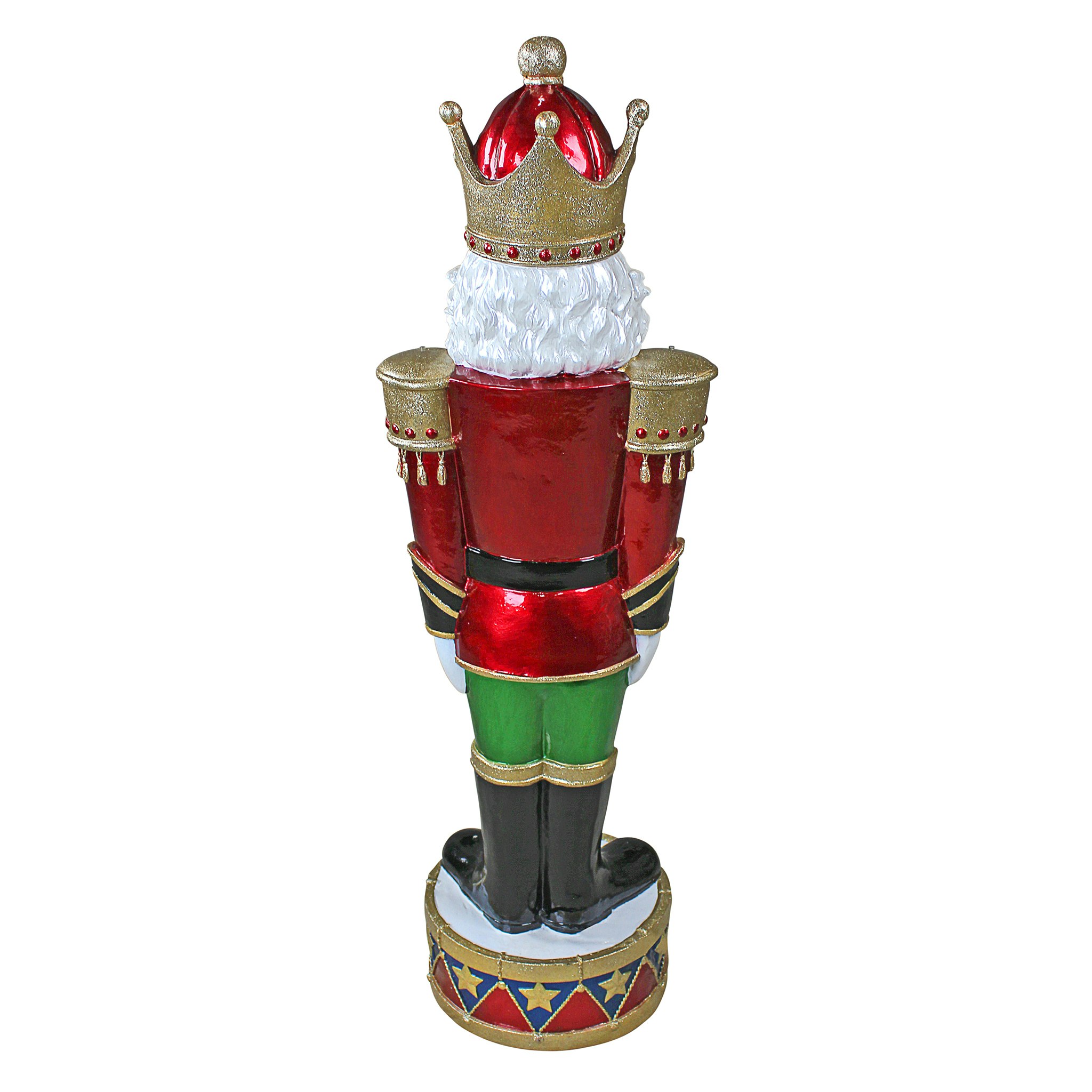 Toscano - Illuminated Bavarian-Style Holiday Nutcracker Statue