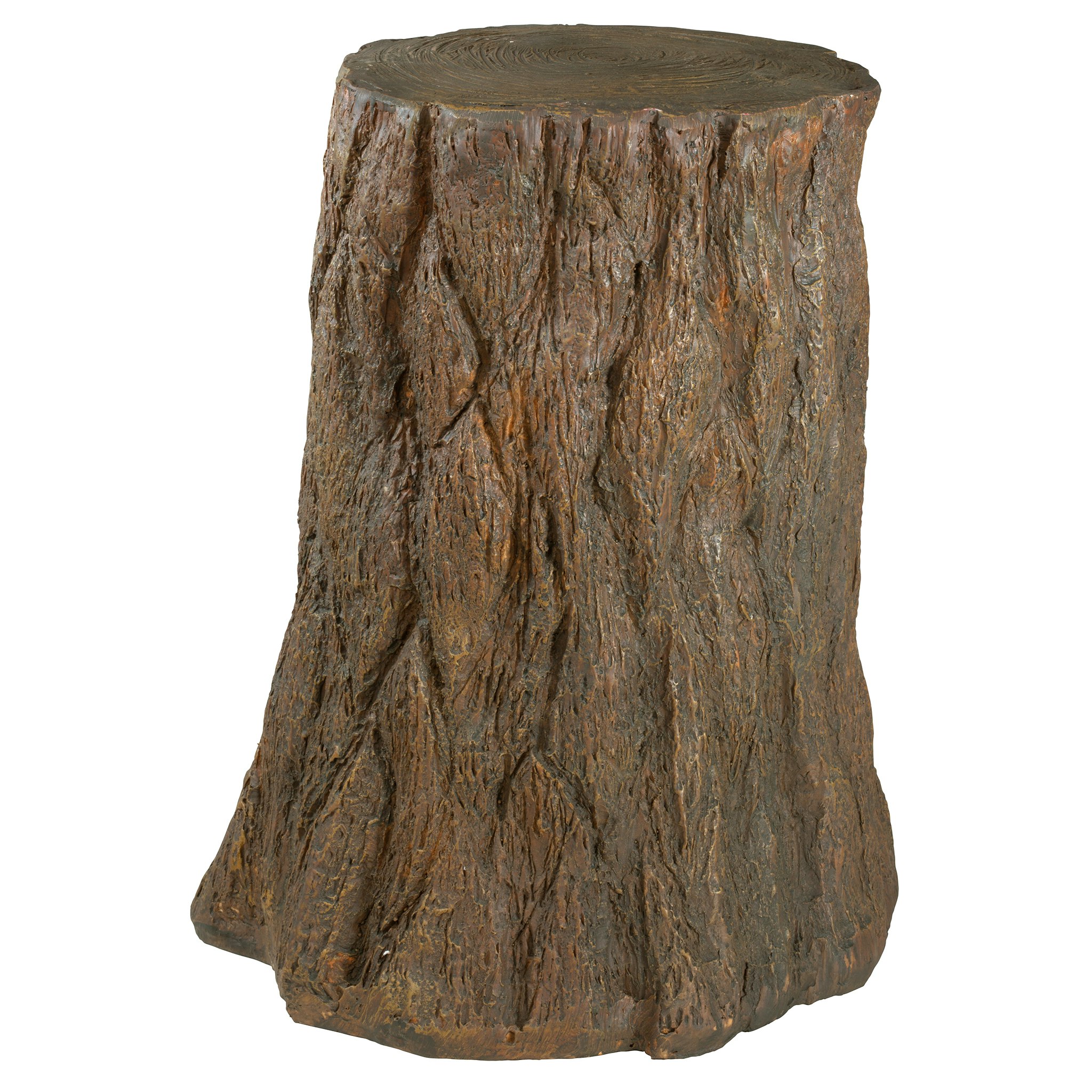 Toscano - The Odin Tree Stump Sculptural Table in Designer Resin