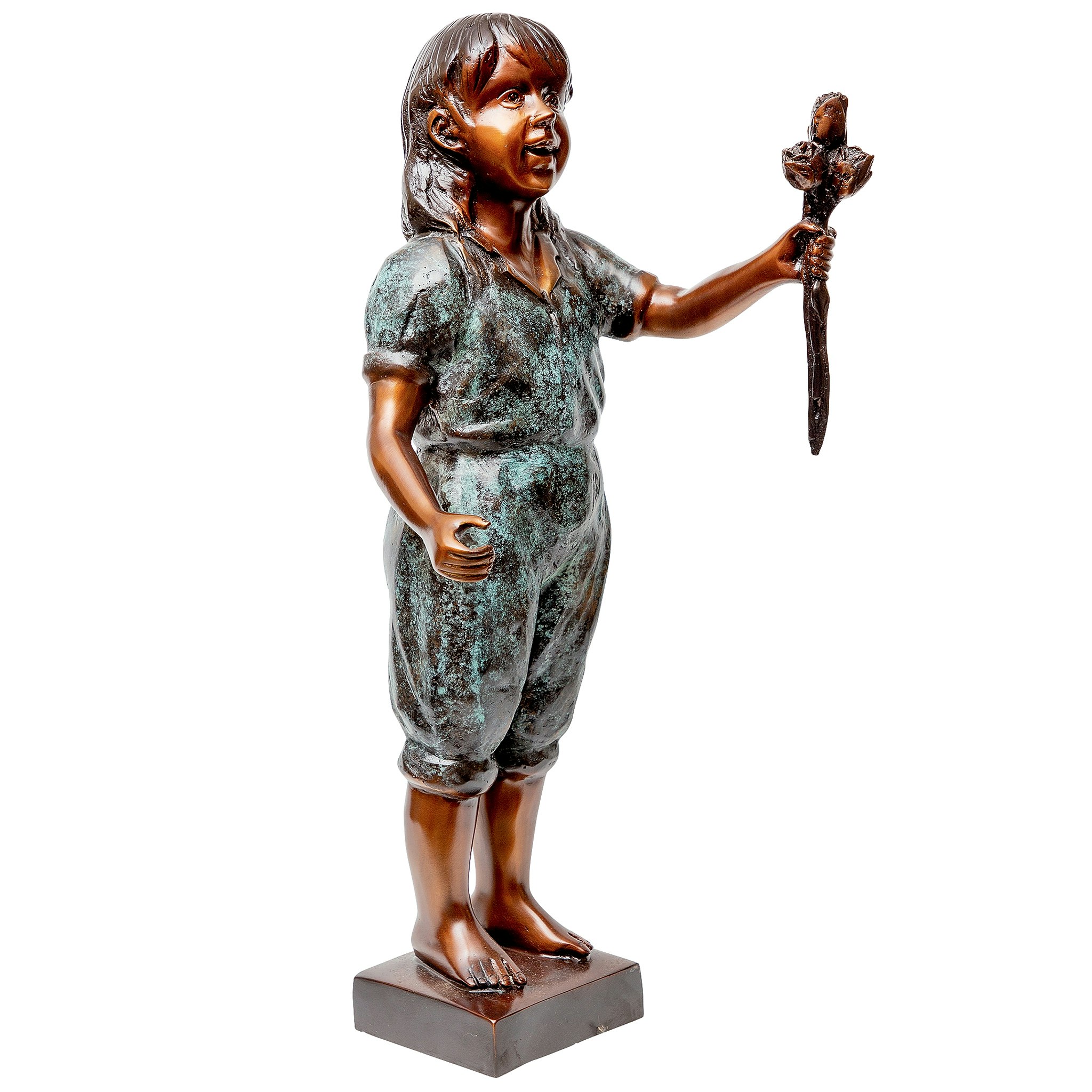 Toscano - Olivia Roses Flower Girl Garden Statue