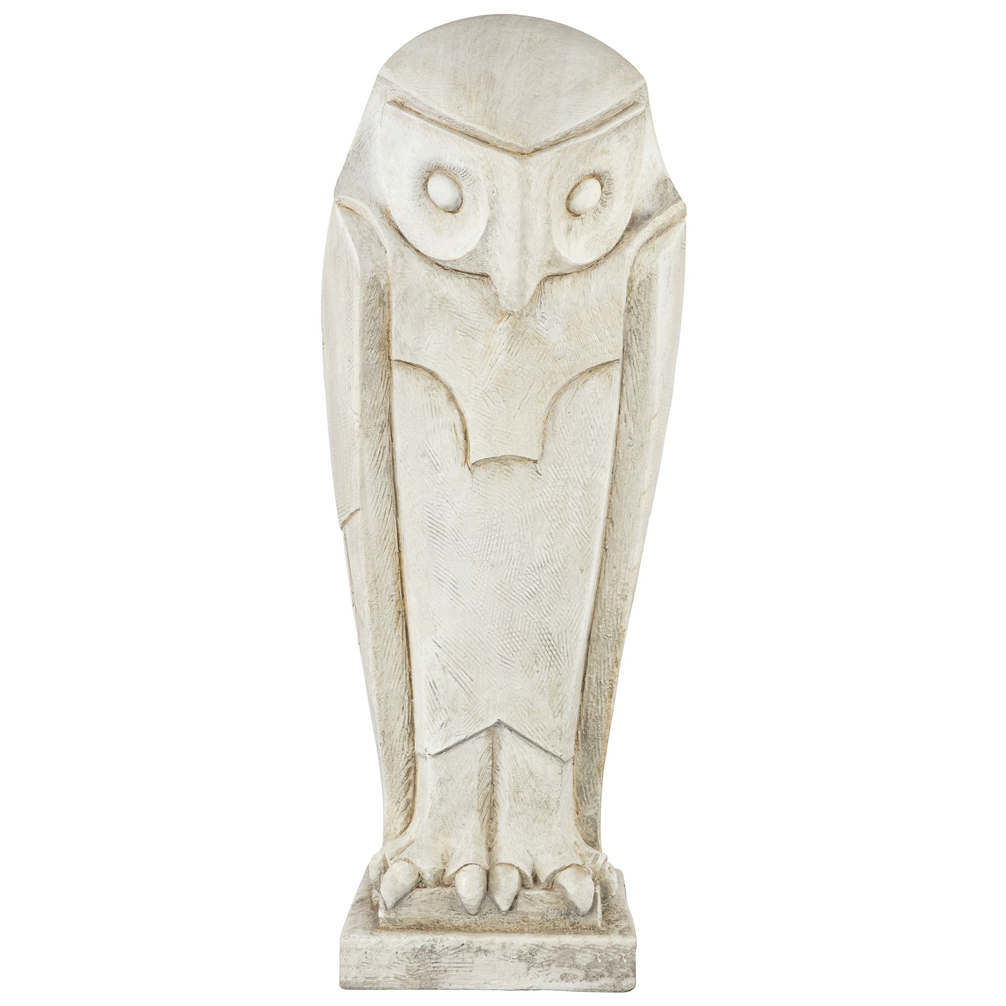Toscano - Polar Owl Sentinel Art Deco Cubist Bird Statue