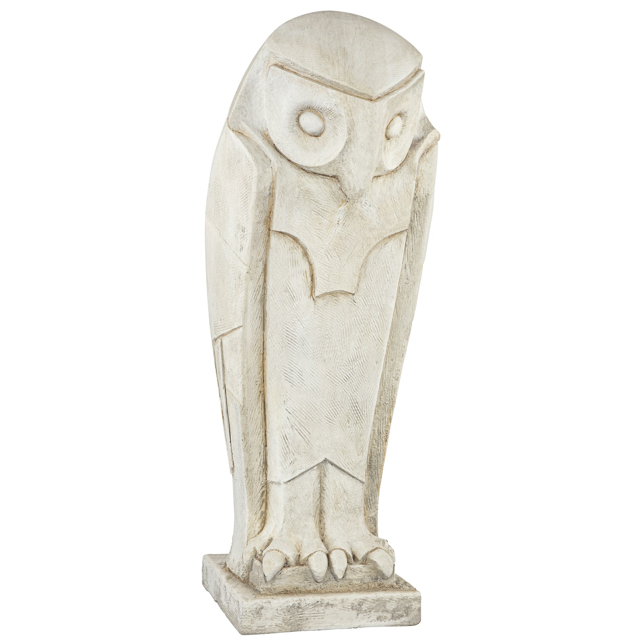 Toscano - Polar Owl Sentinel Art Deco Cubist Bird Statue