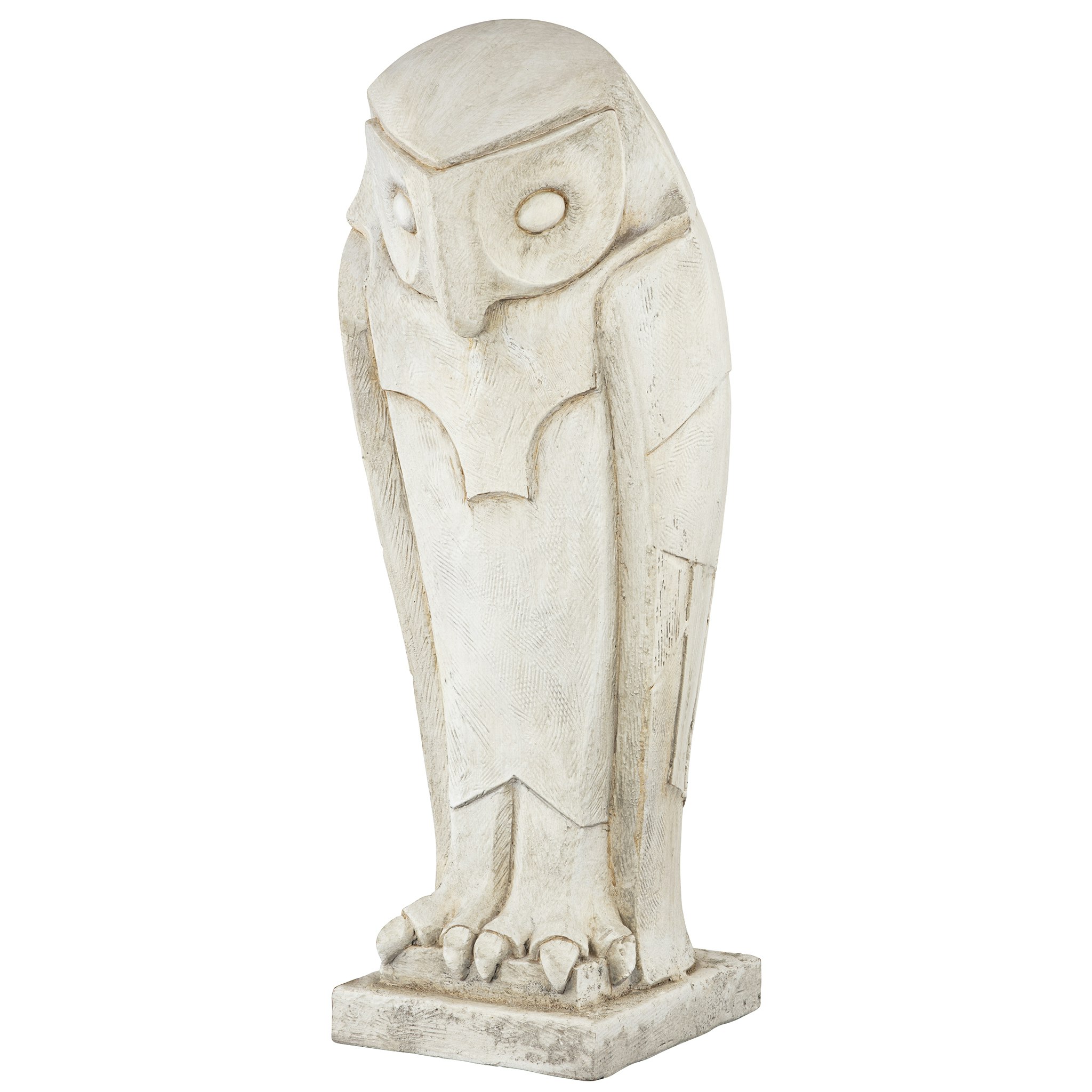 Toscano - Polar Owl Sentinel Art Deco Cubist Bird Statue