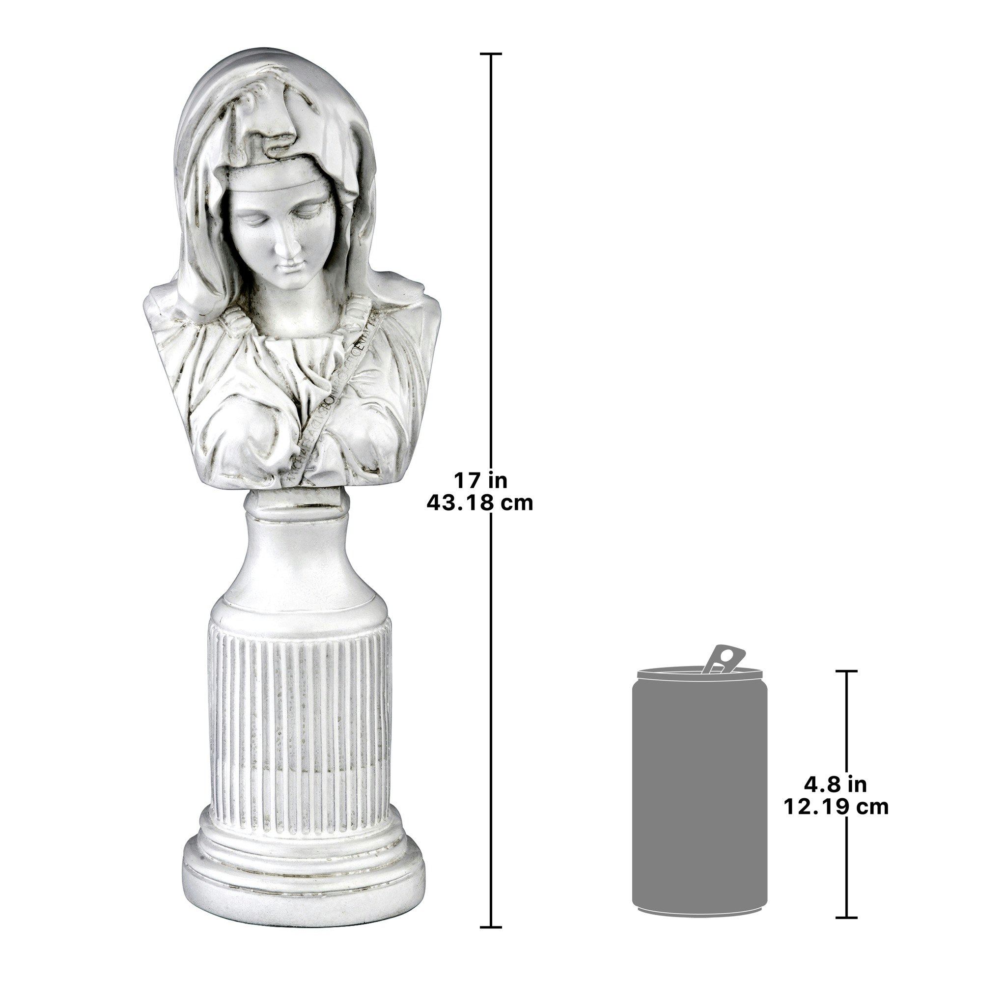 Toscano - Madonna Della Pieta Bust Statue