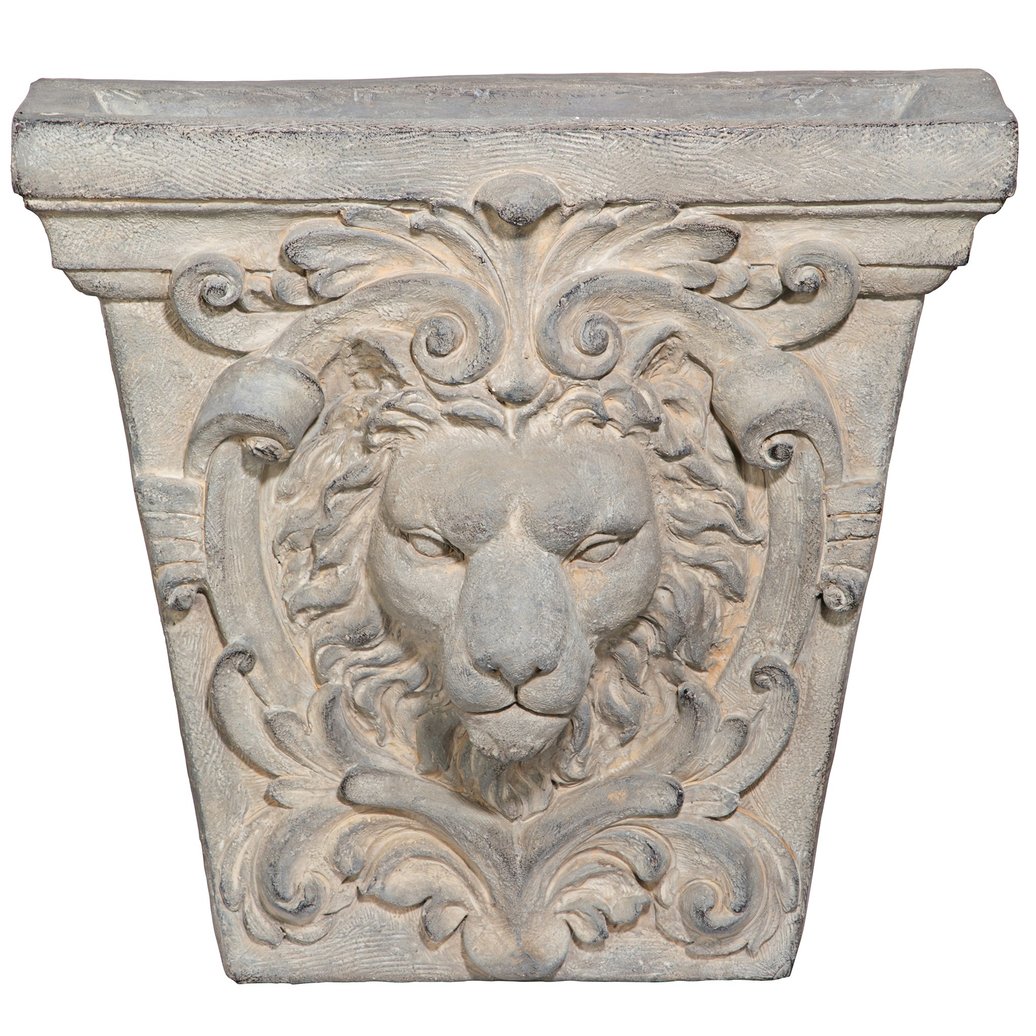 Toscano - Gotham Lion Architectural Keystone Wall Pocket