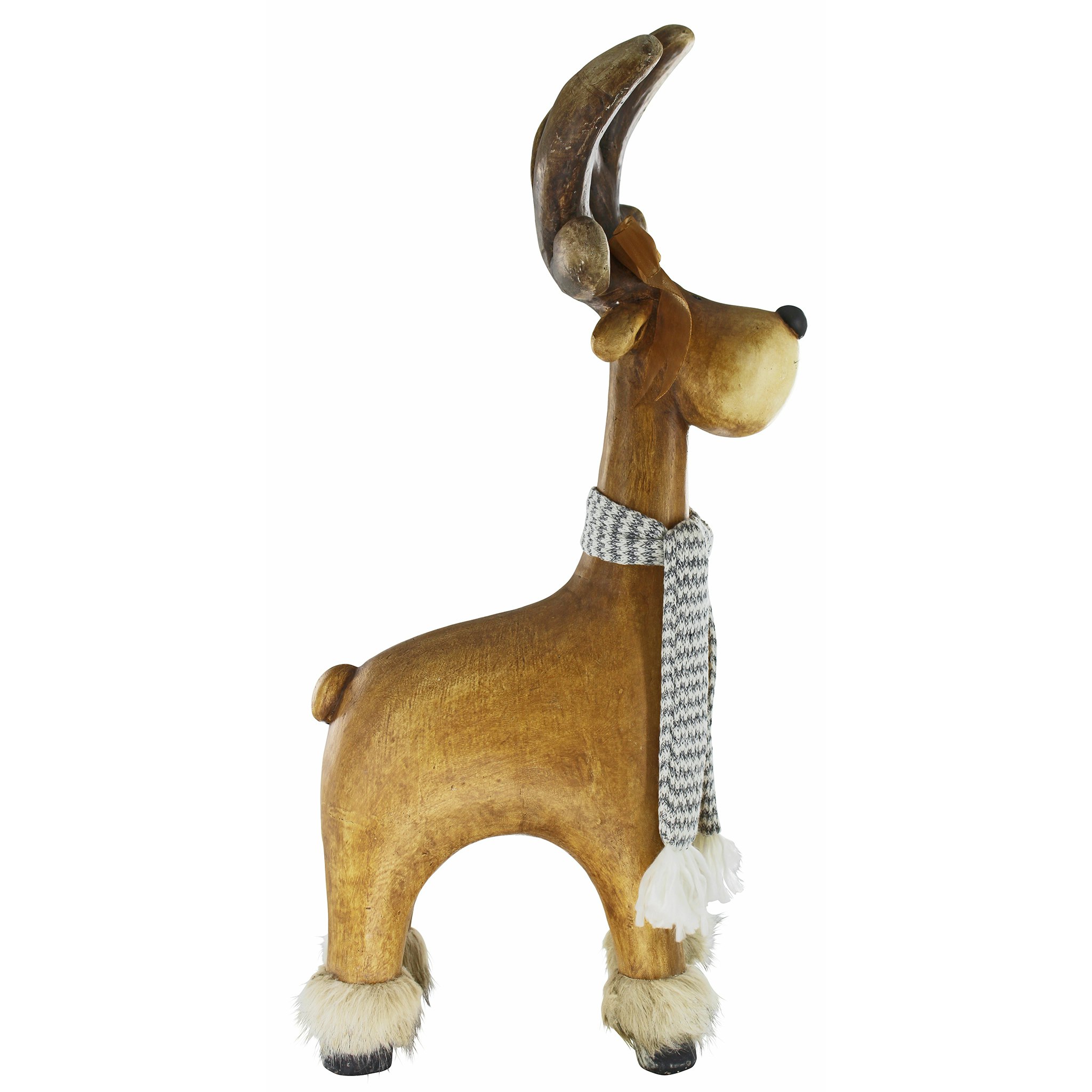 Toscano Santa Second Team Holiday Reindeer Statue - Ambrose