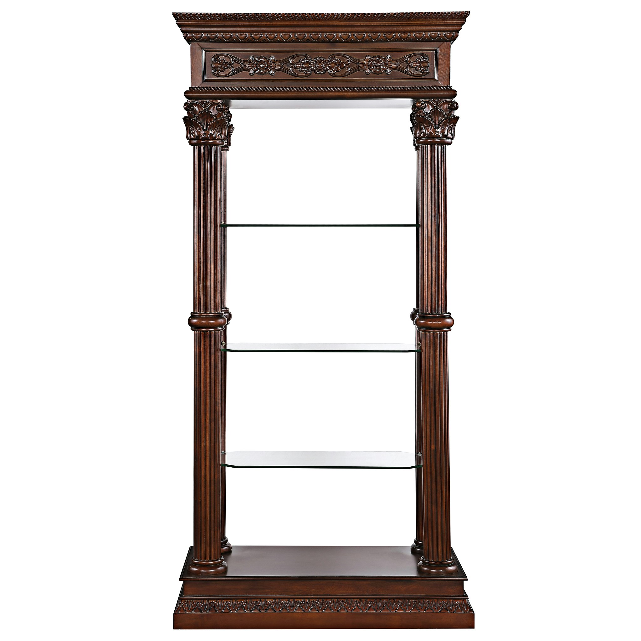 Toscano - Broadgate Grand Curio Presentation Case in Cherry, Hardwood