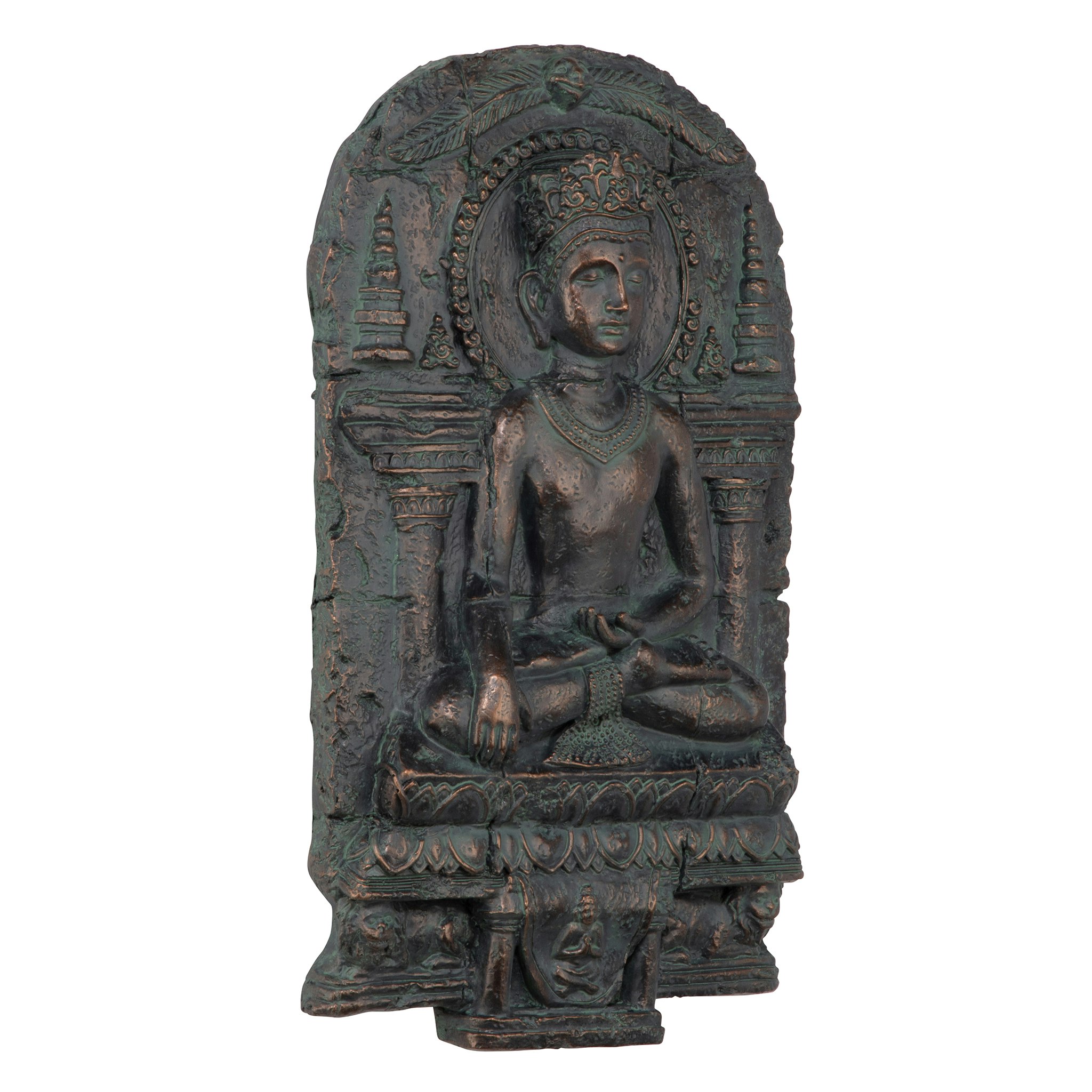 Toscano Earth Witness Buddha Wall Sculpture - Medium