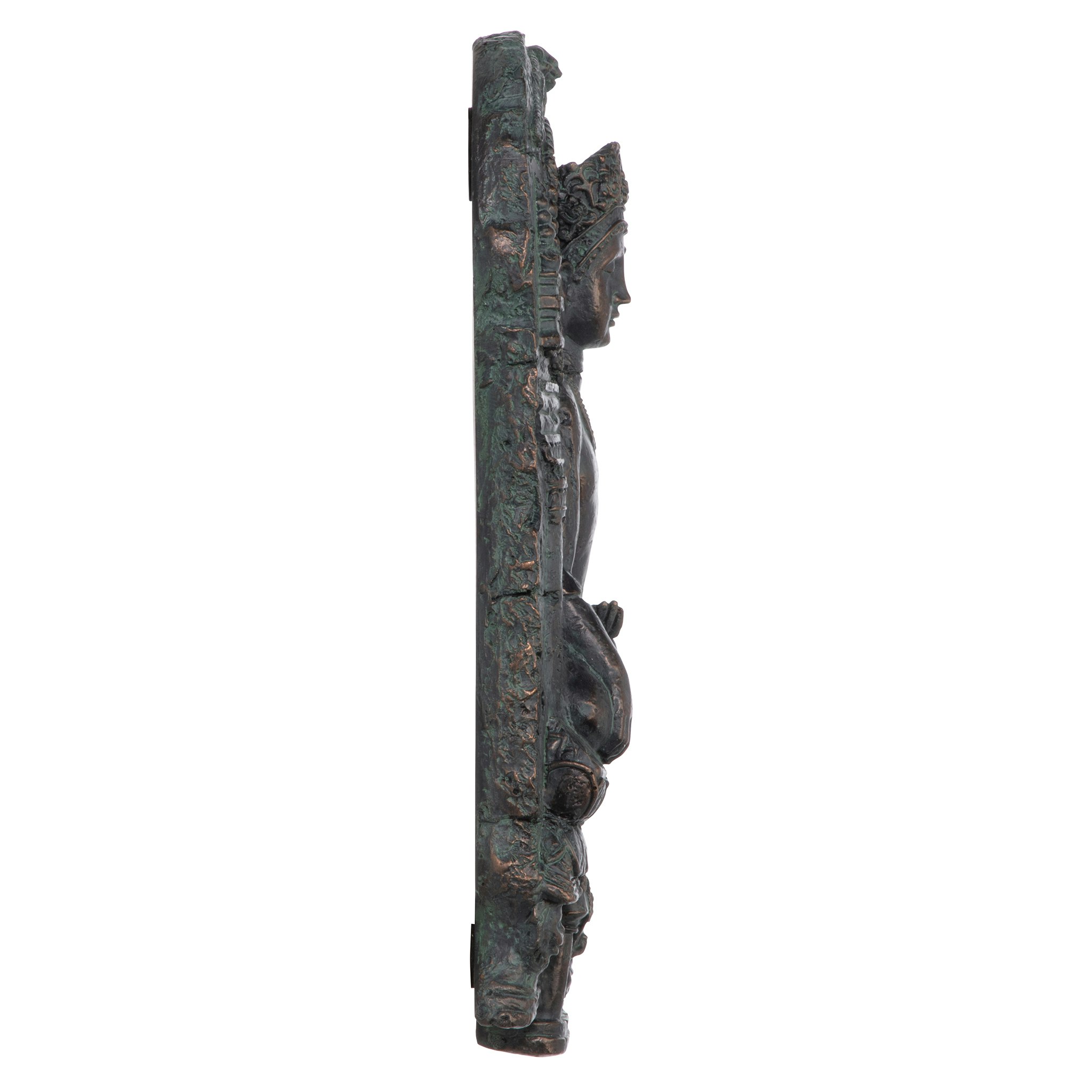 Toscano Earth Witness Buddha Wall Sculpture - Medium