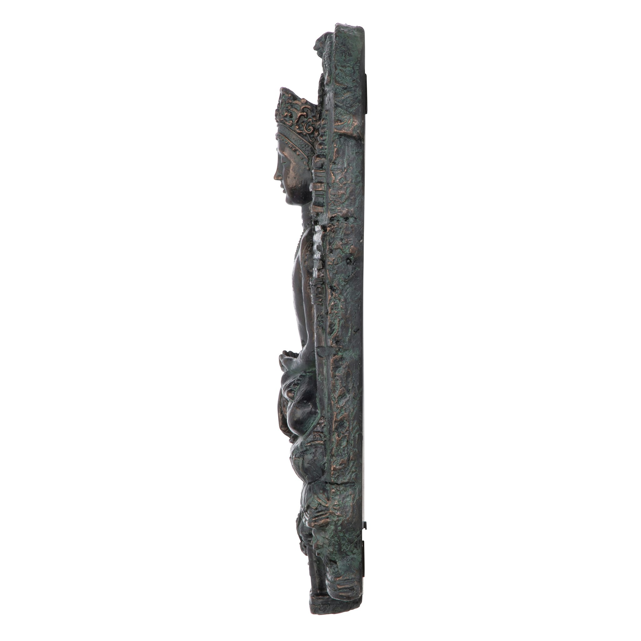 Toscano Earth Witness Buddha Wall Sculpture - Medium