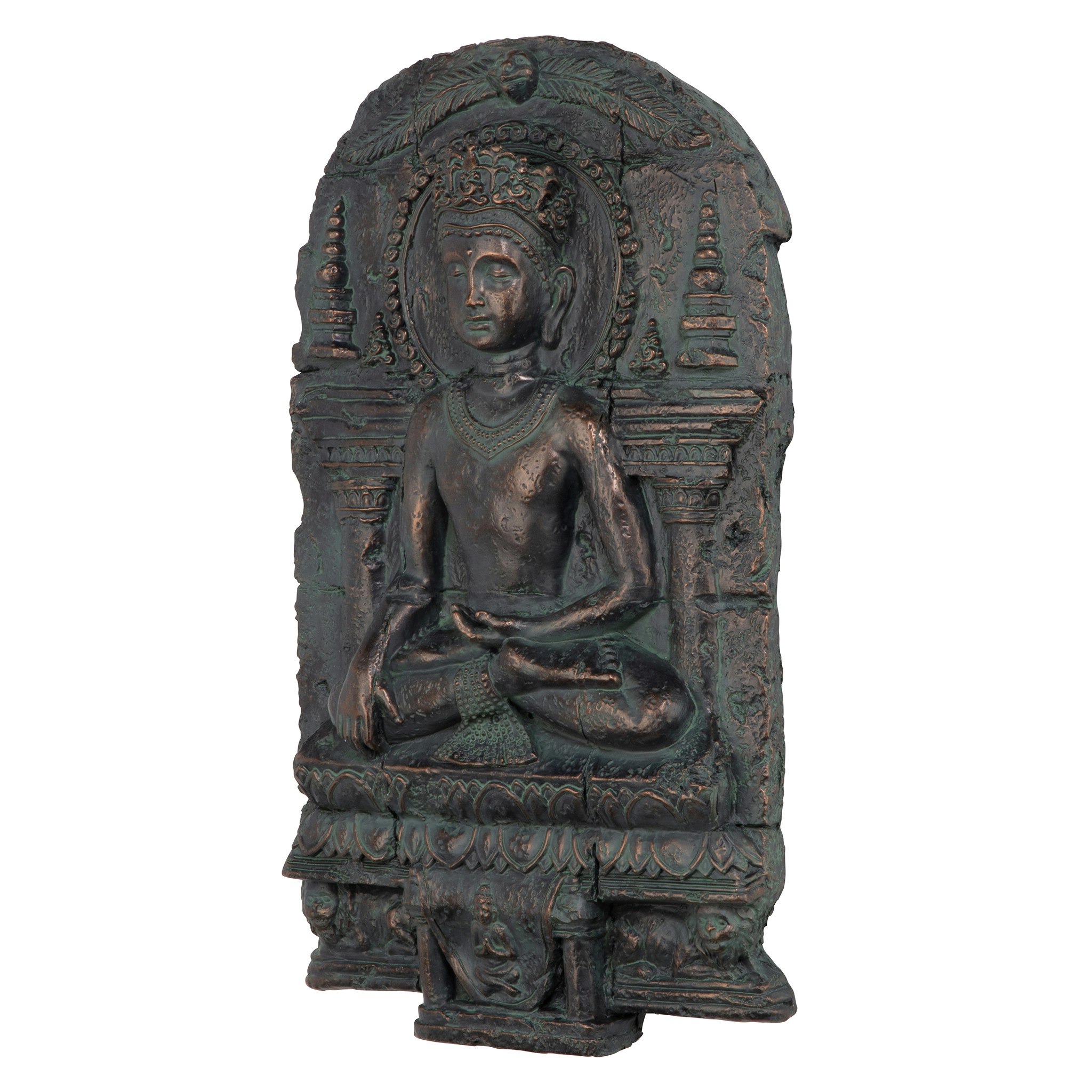 Toscano Earth Witness Buddha Wall Sculpture - Medium