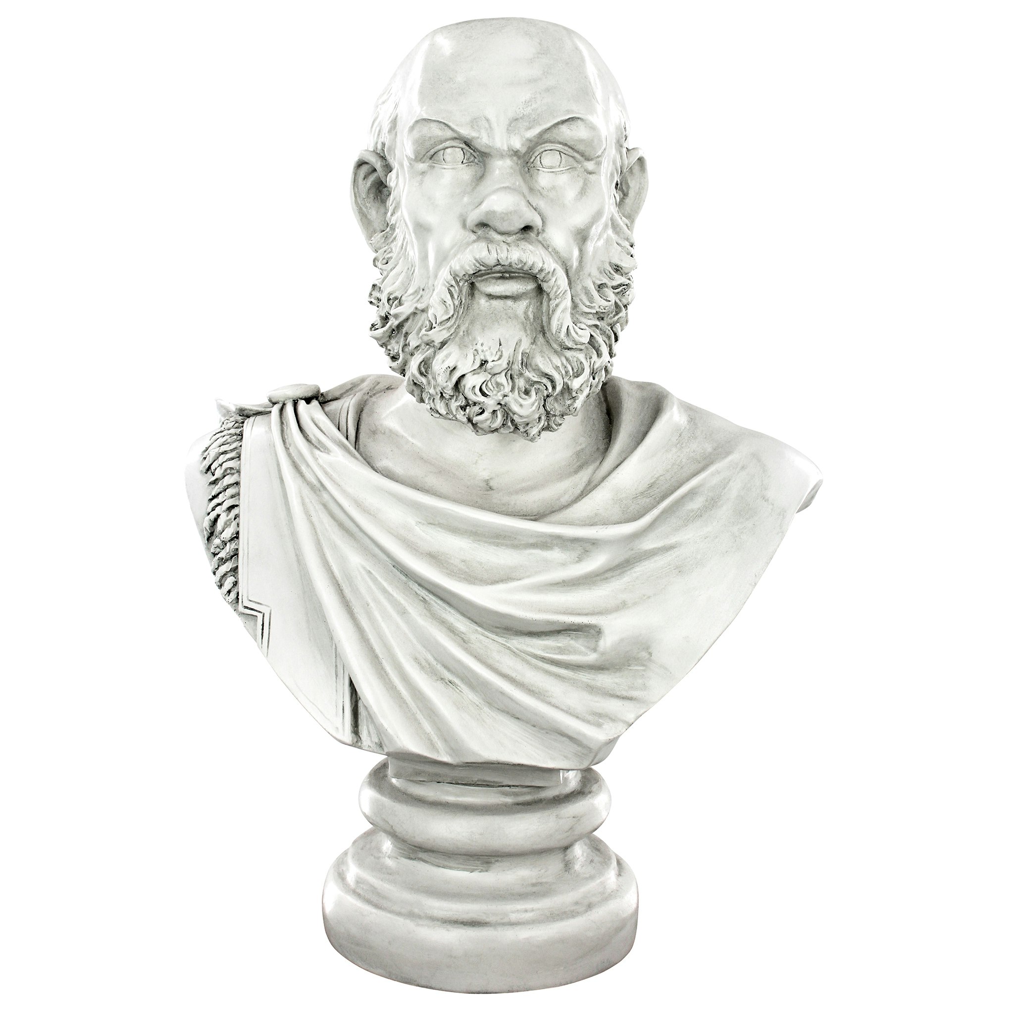 Toscano - Bust Planters of Antiquity Statues The Philosopher Socrates