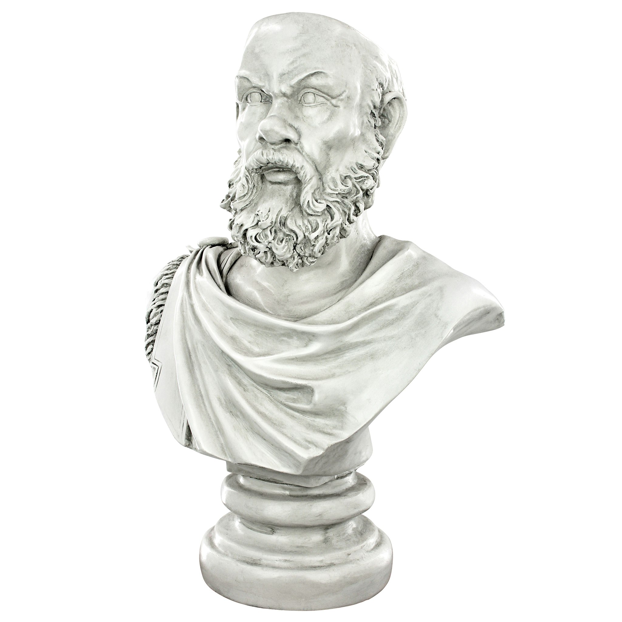 Toscano - Bust Planters of Antiquity Statues The Philosopher Socrates