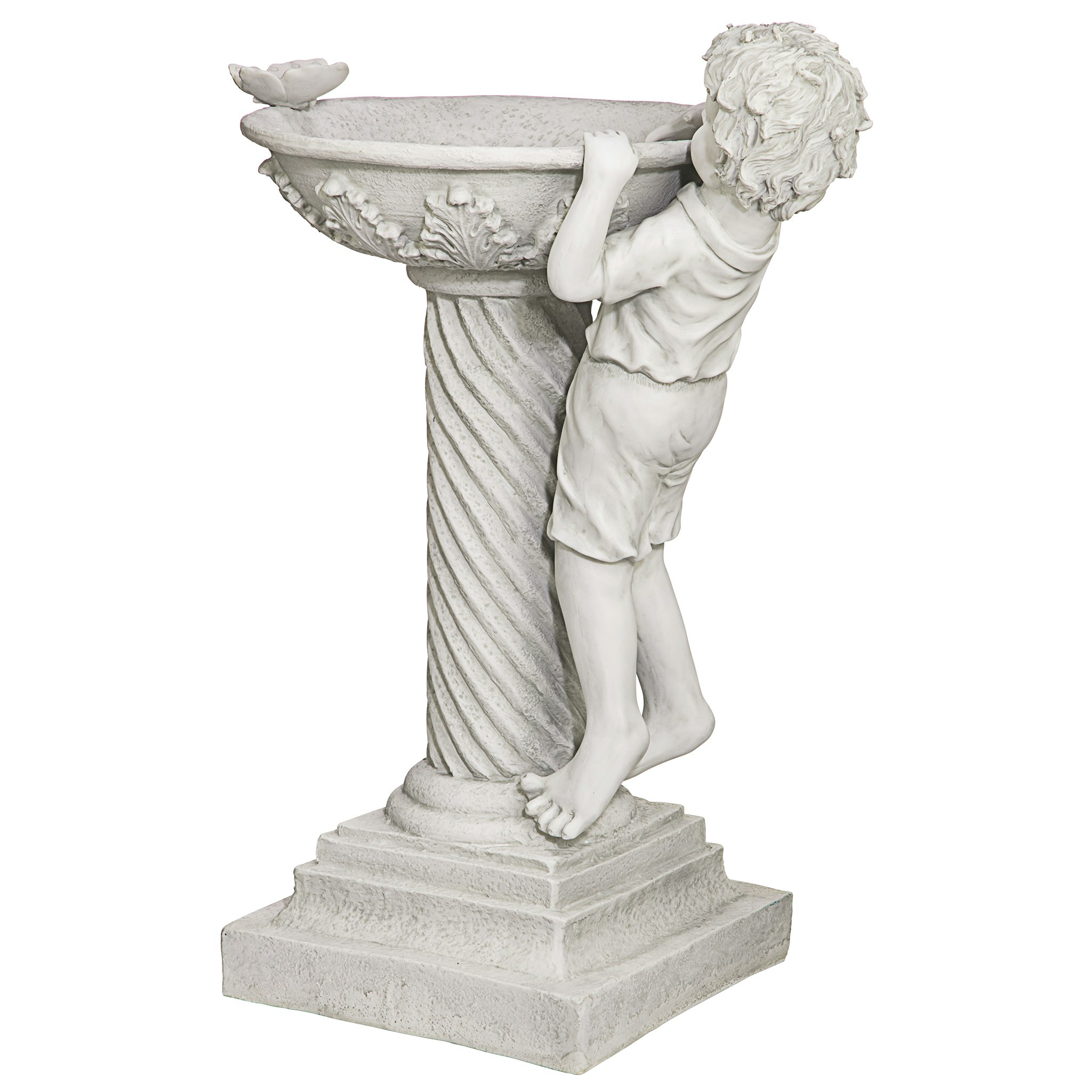 Toscano - Summer Splash Sculptural Bird Bath