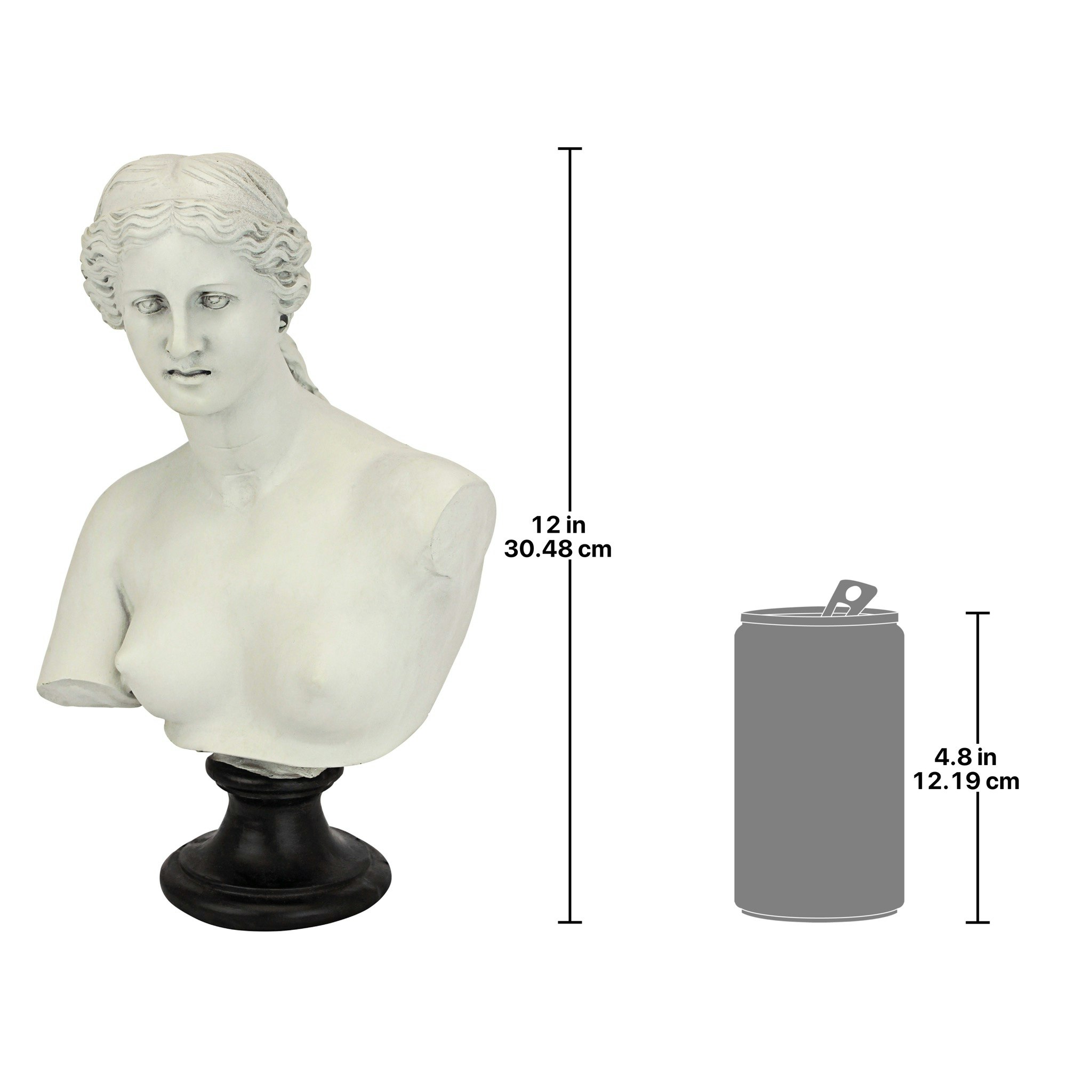 Toscano - Venus de Milo Bust Statue