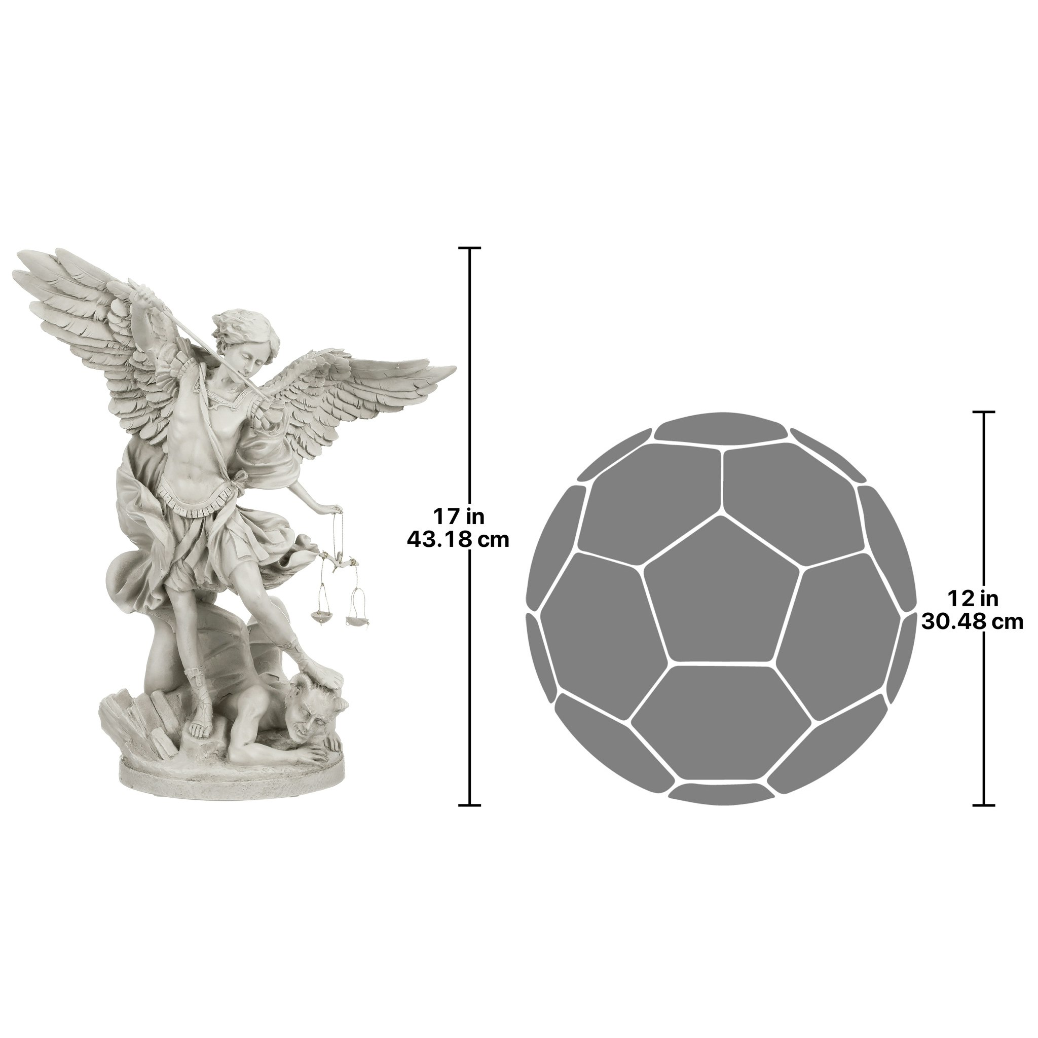 Toscano - Saint Michael the Archangel Gallery Statue