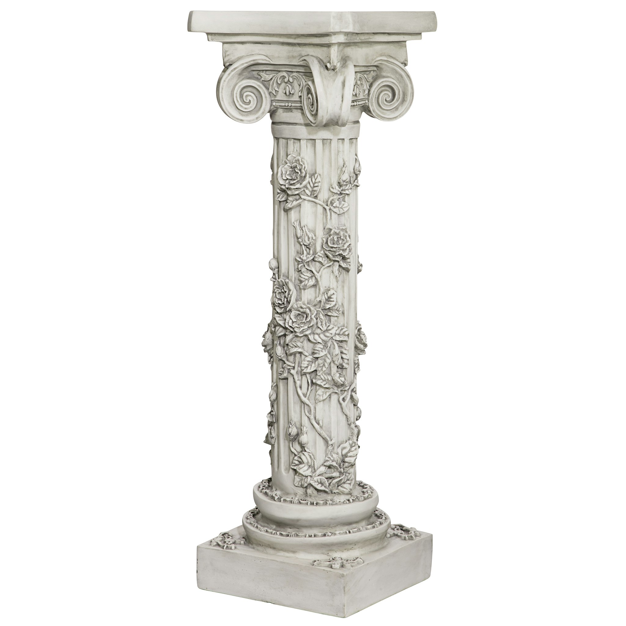 Toscano - The Rose Garland Victorian Sculptural Pedestal