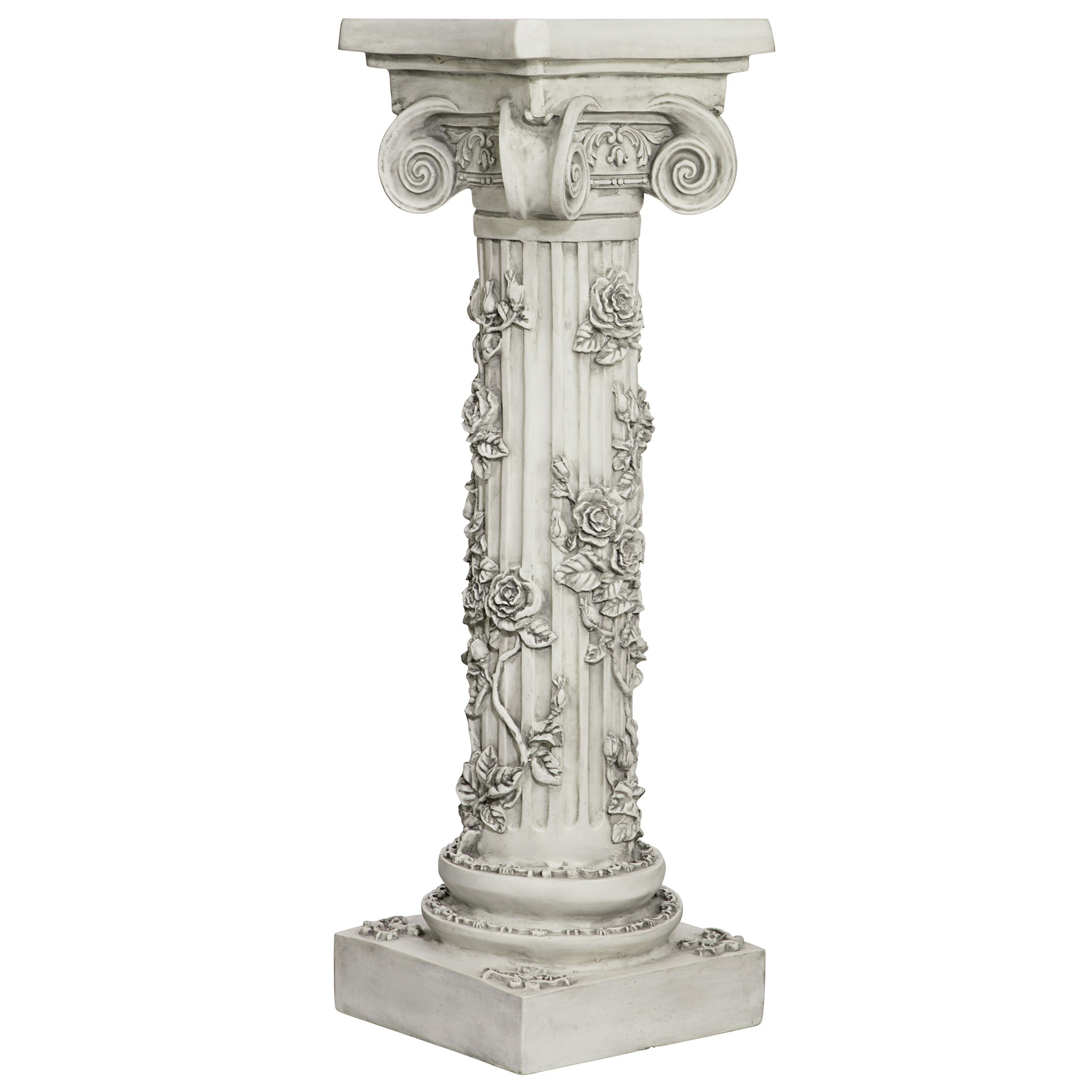 Toscano - The Rose Garland Victorian Sculptural Pedestal