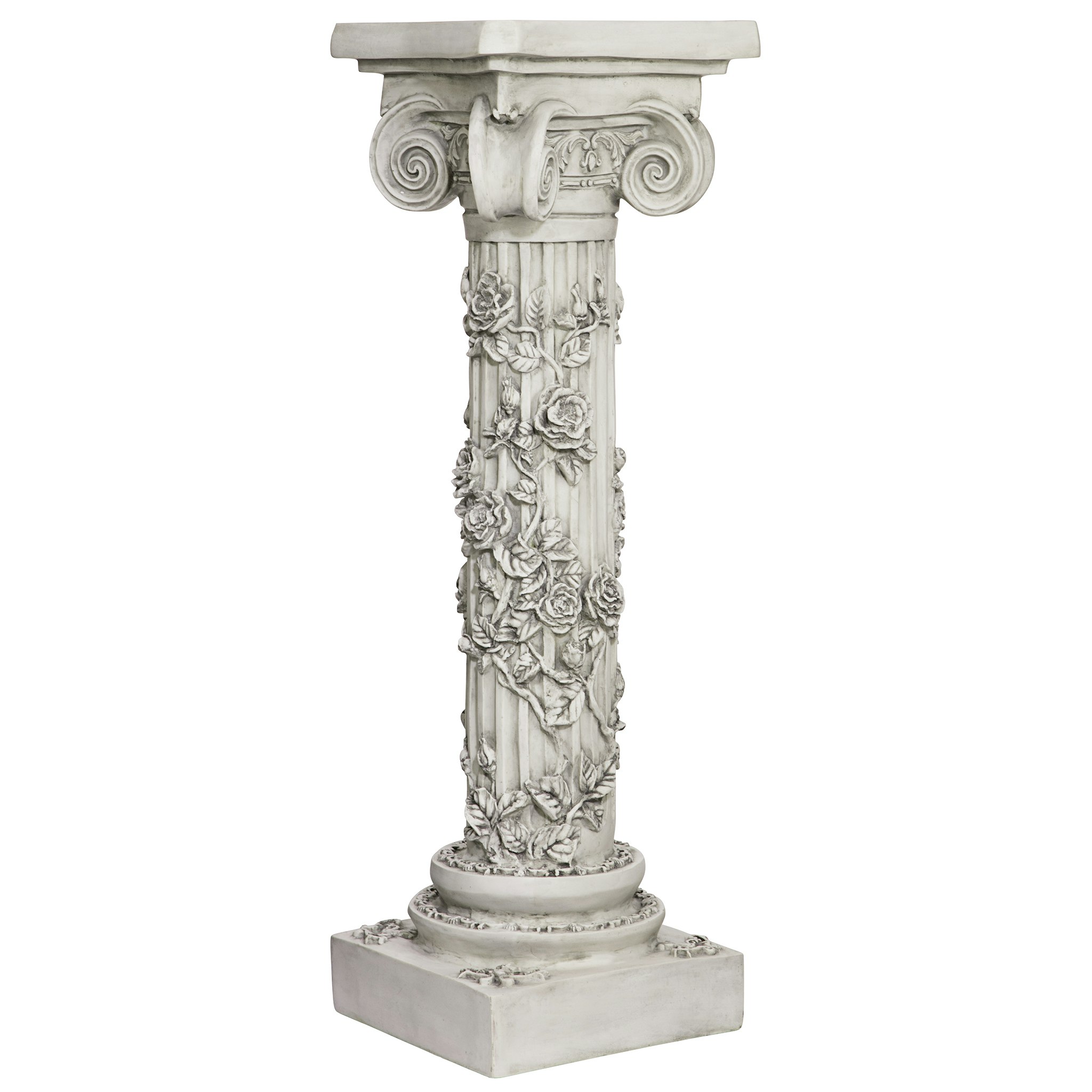 Toscano - The Rose Garland Victorian Sculptural Pedestal