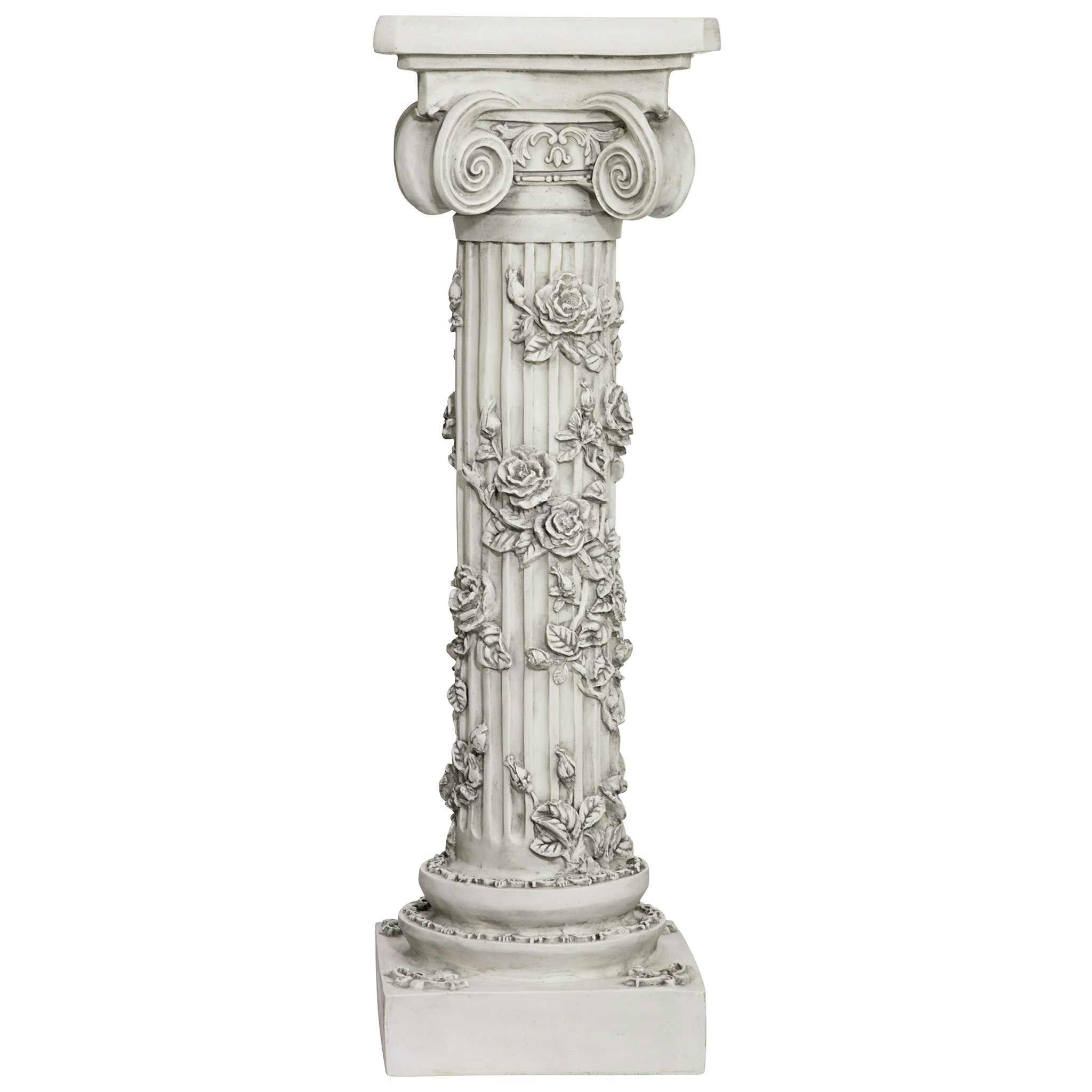 Toscano - The Rose Garland Victorian Sculptural Pedestal