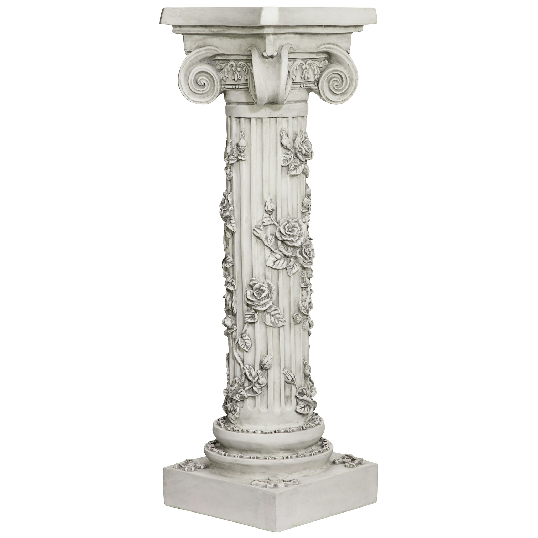 Toscano - The Rose Garland Victorian Sculptural Pedestal