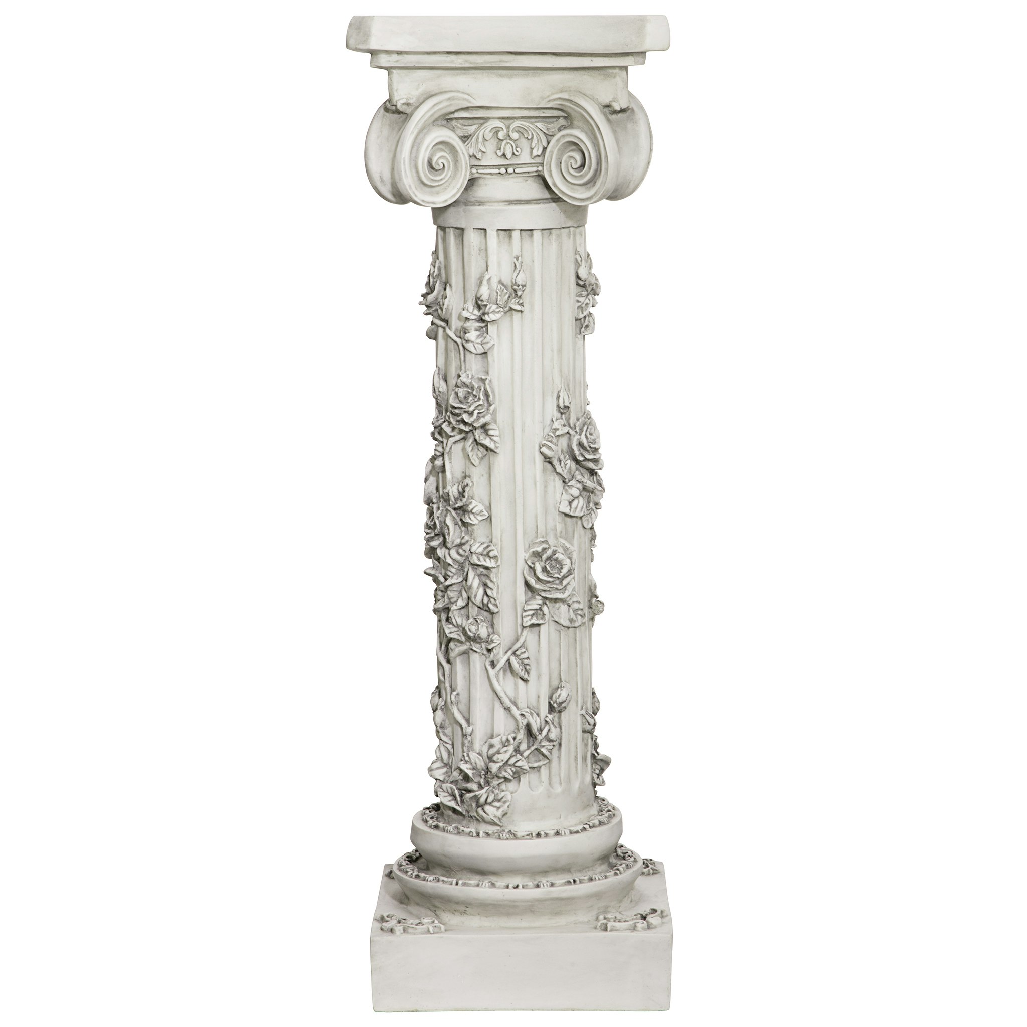 Toscano - The Rose Garland Victorian Sculptural Pedestal