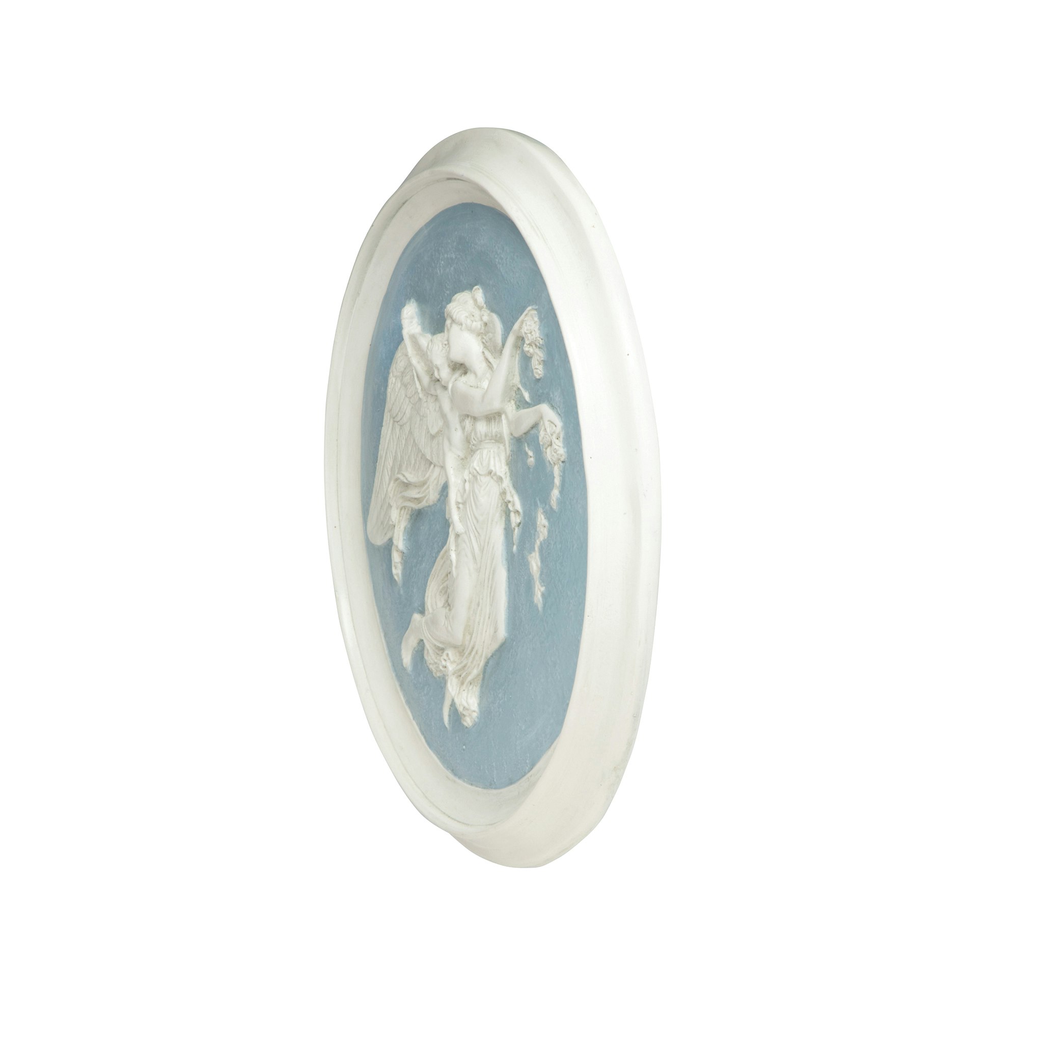 Toscano - Morning Angel Roundel Wall Sculpture