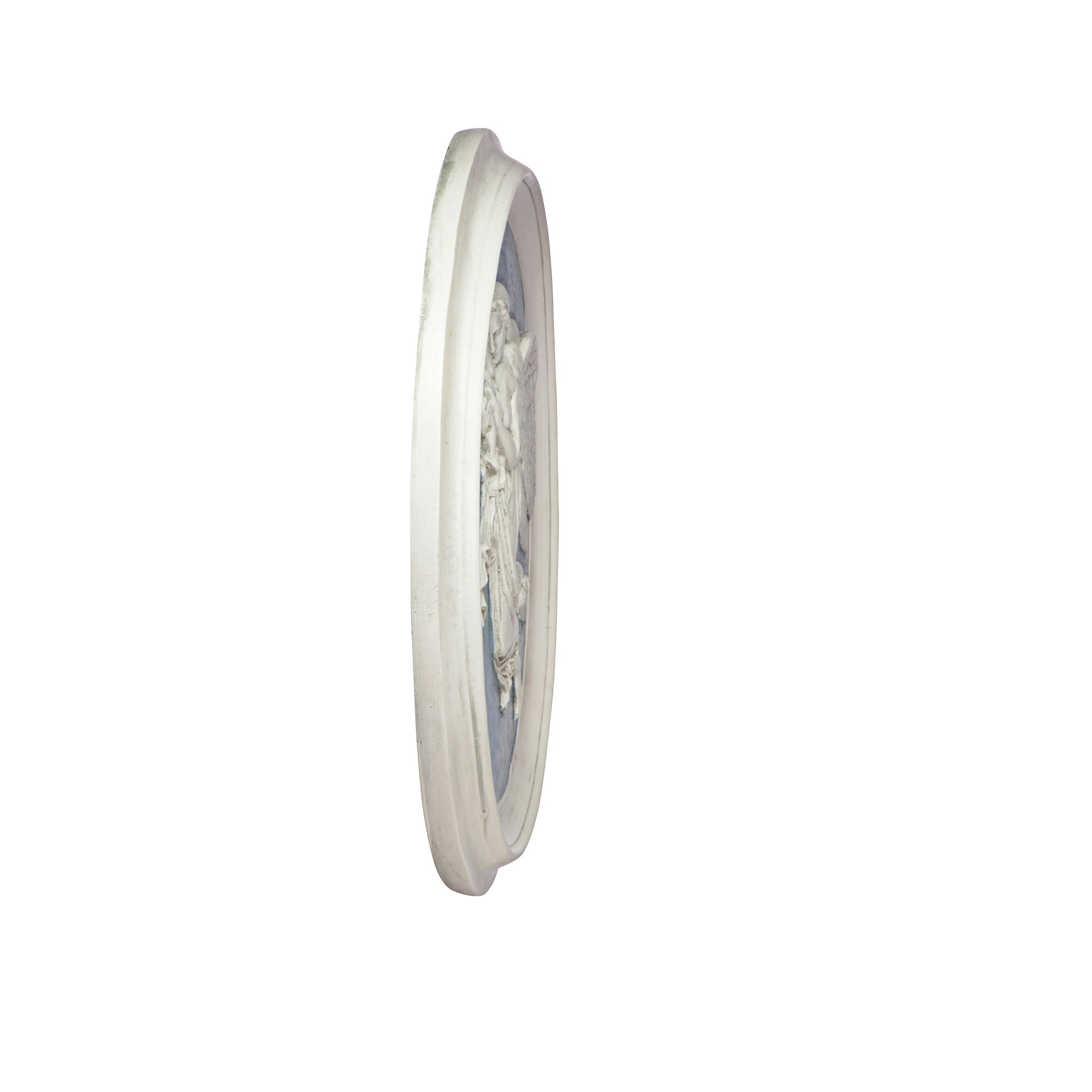 Toscano - Night Angel Roundel Wall Sculpture