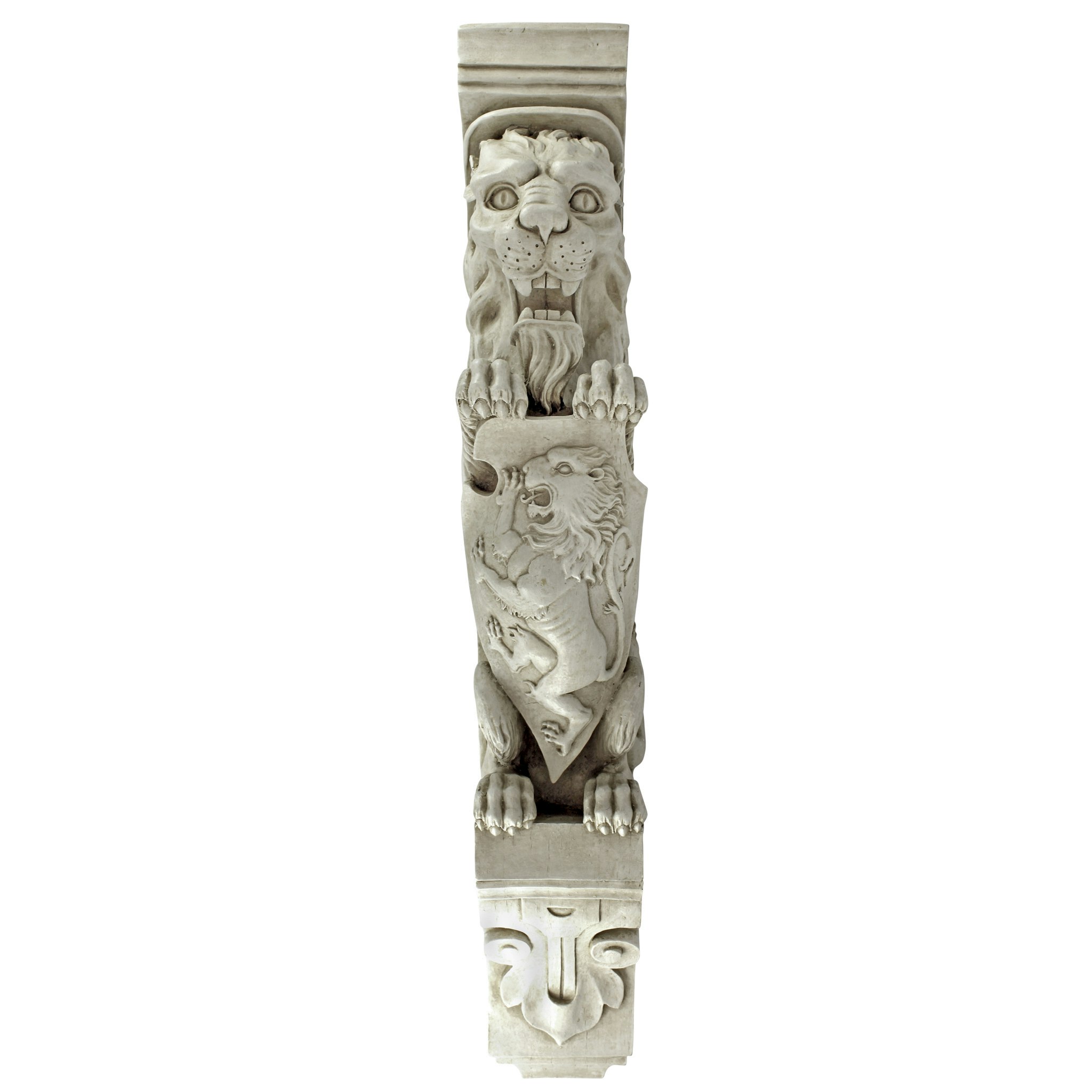 Toscano - Manor Lion Corbel Wall Sculpture
