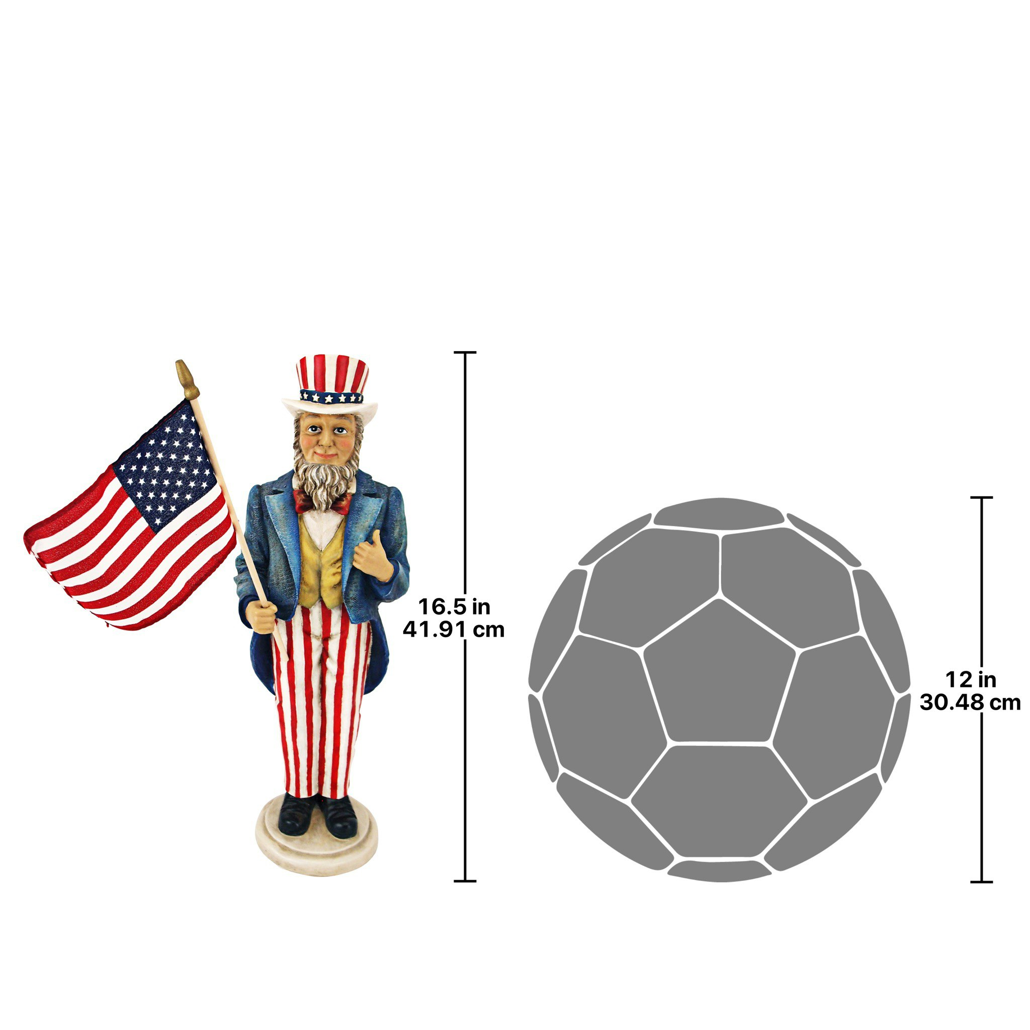 Toscano - Uncle Sam Yankee Doodle Dandy Statue