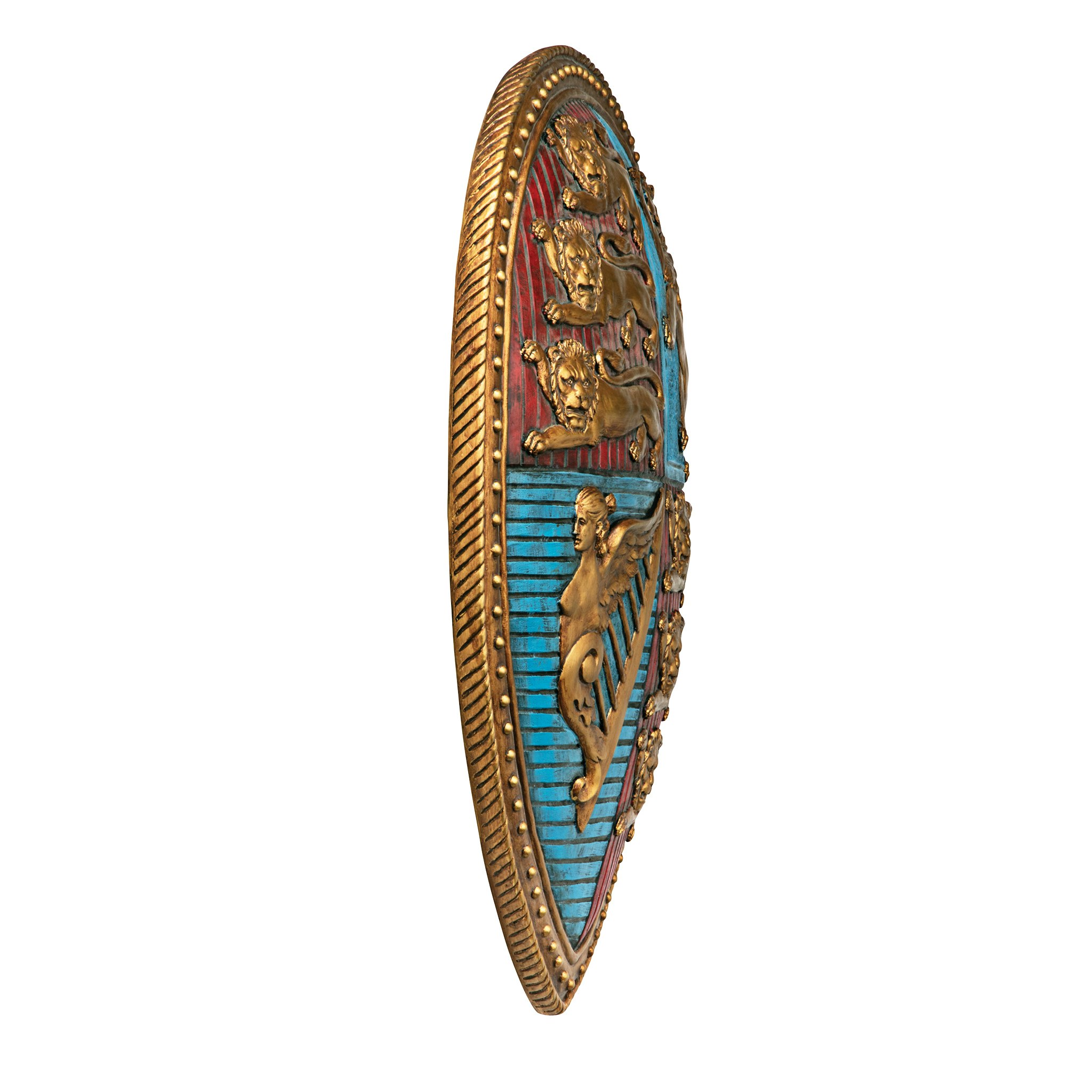 Toscano - Queen Victoria Royal Coat of Arms Sculptural Wall Shield