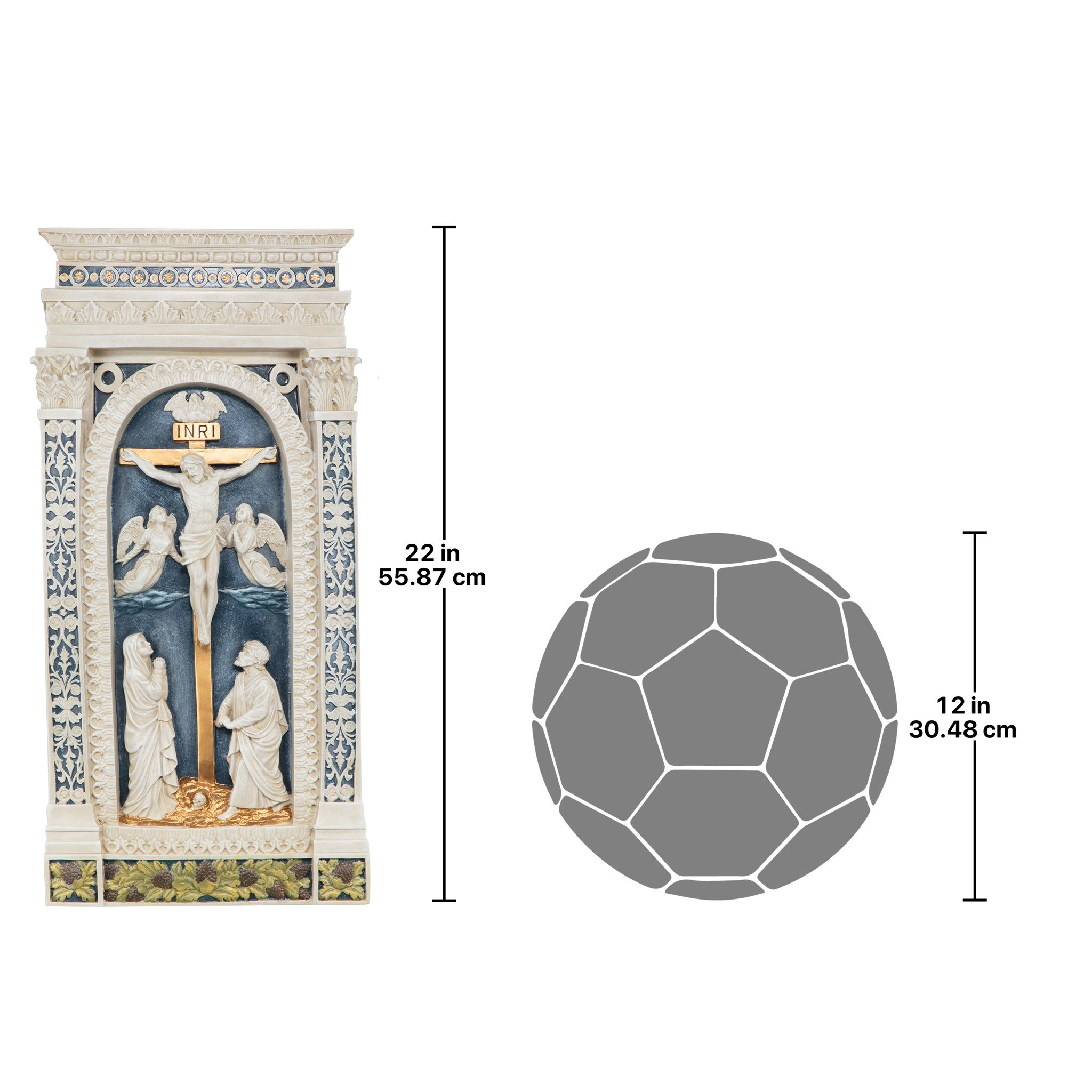 Toscano - Crucifixion of Jesus Wall Sculpture
