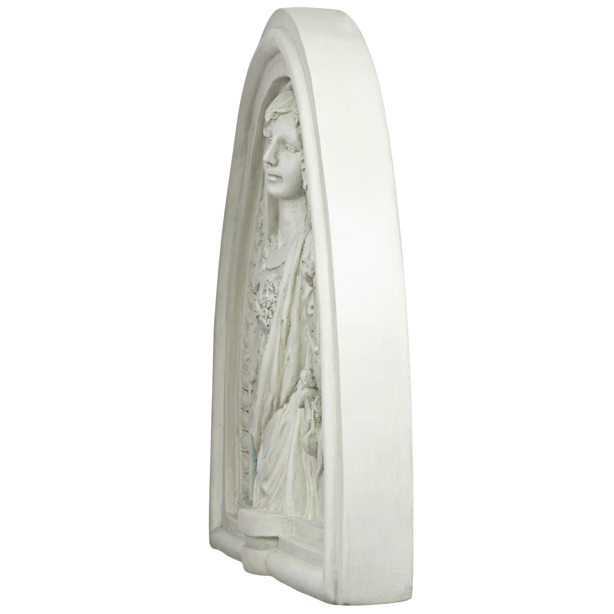 Toscano - Saint Michael the Prince of Light Lunette Wall Sculpture