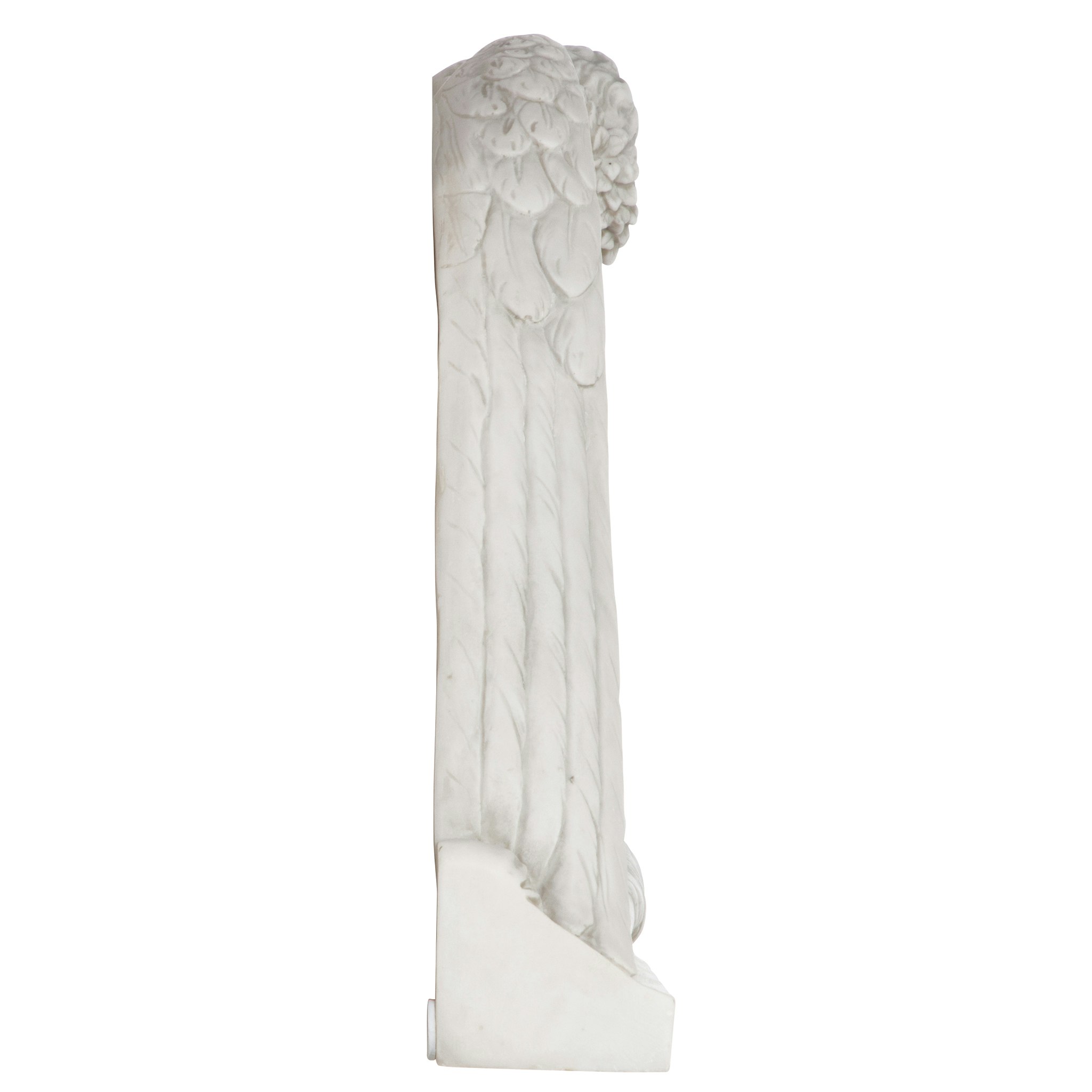 Toscano - Weeping Angel Sculptural Wall Pediment