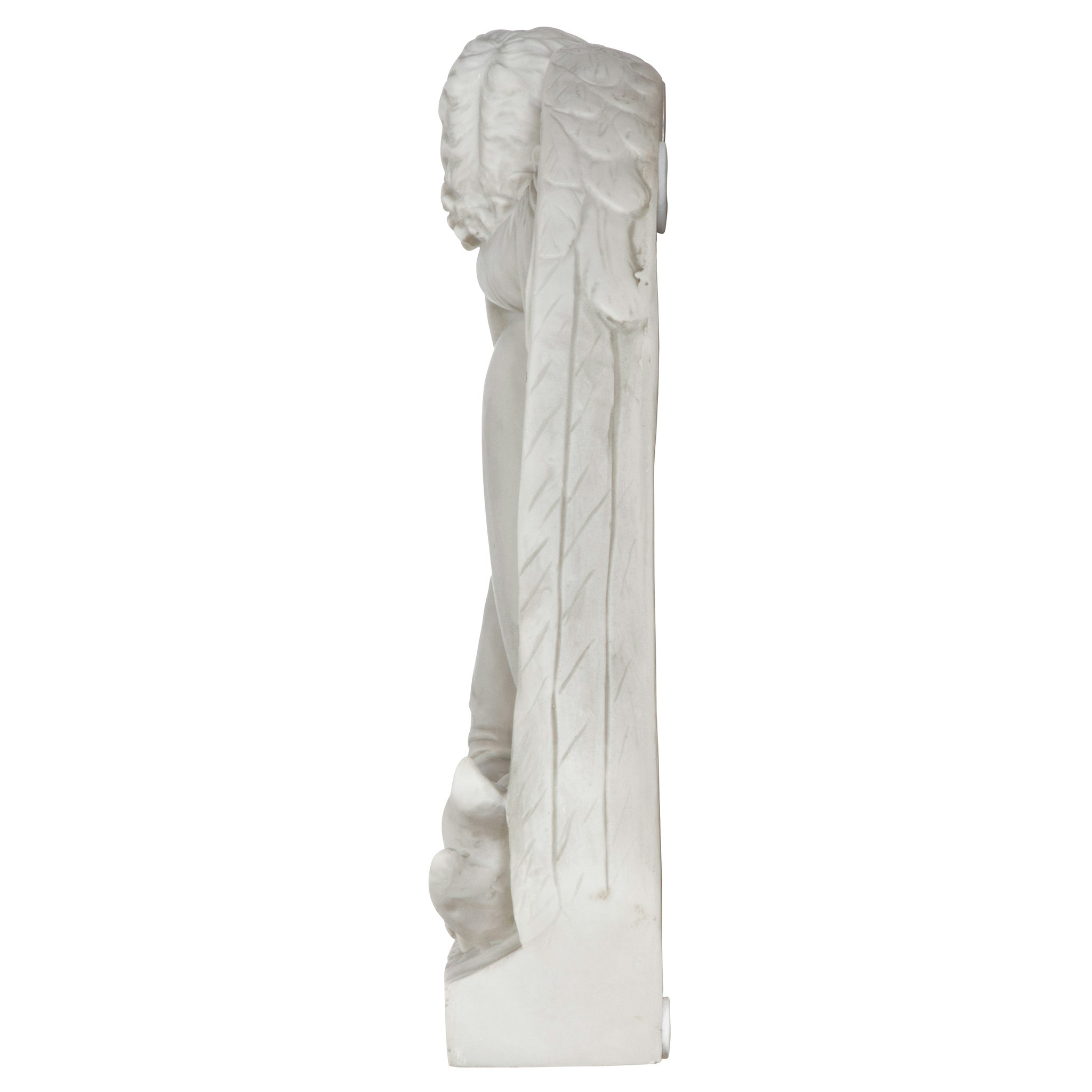 Toscano - Weeping Angel Sculptural Wall Pediment
