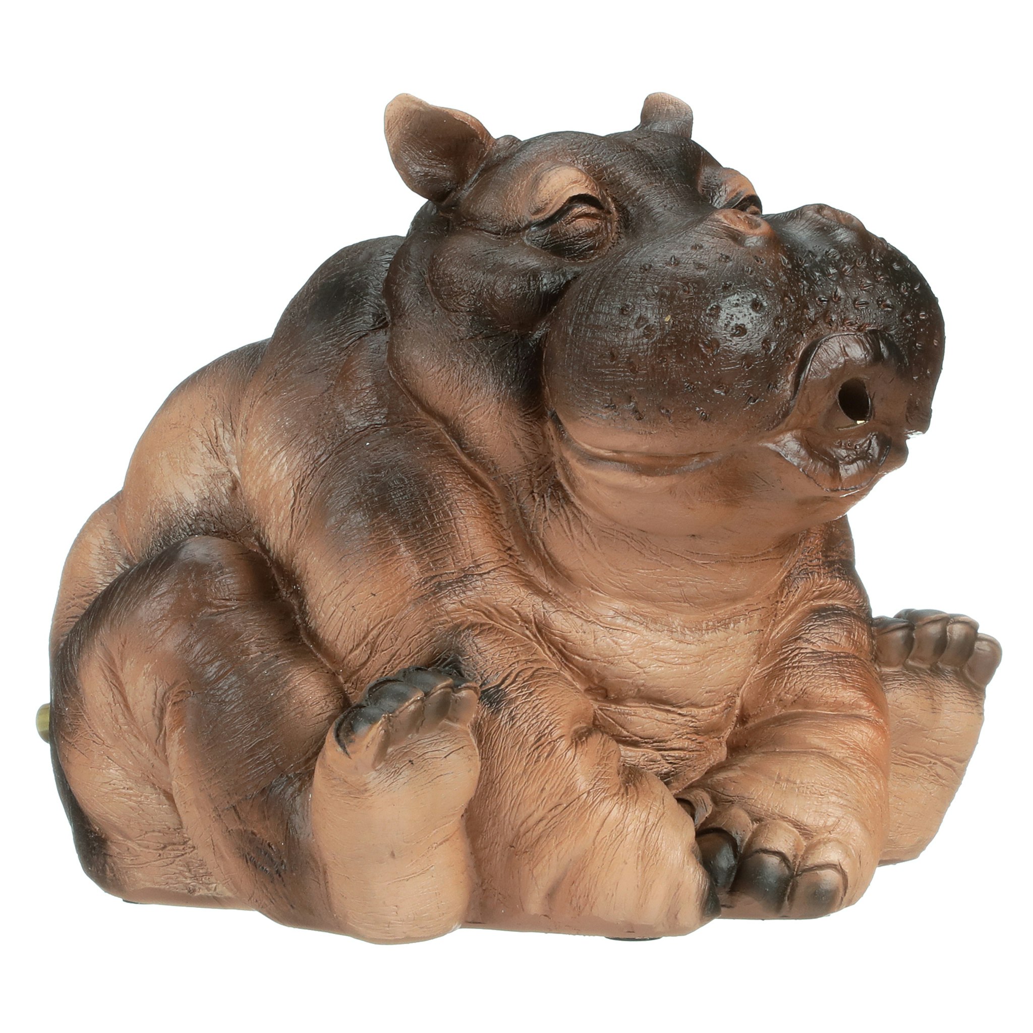 Toscano - Hannathe Hippo Spitter Piped Statue