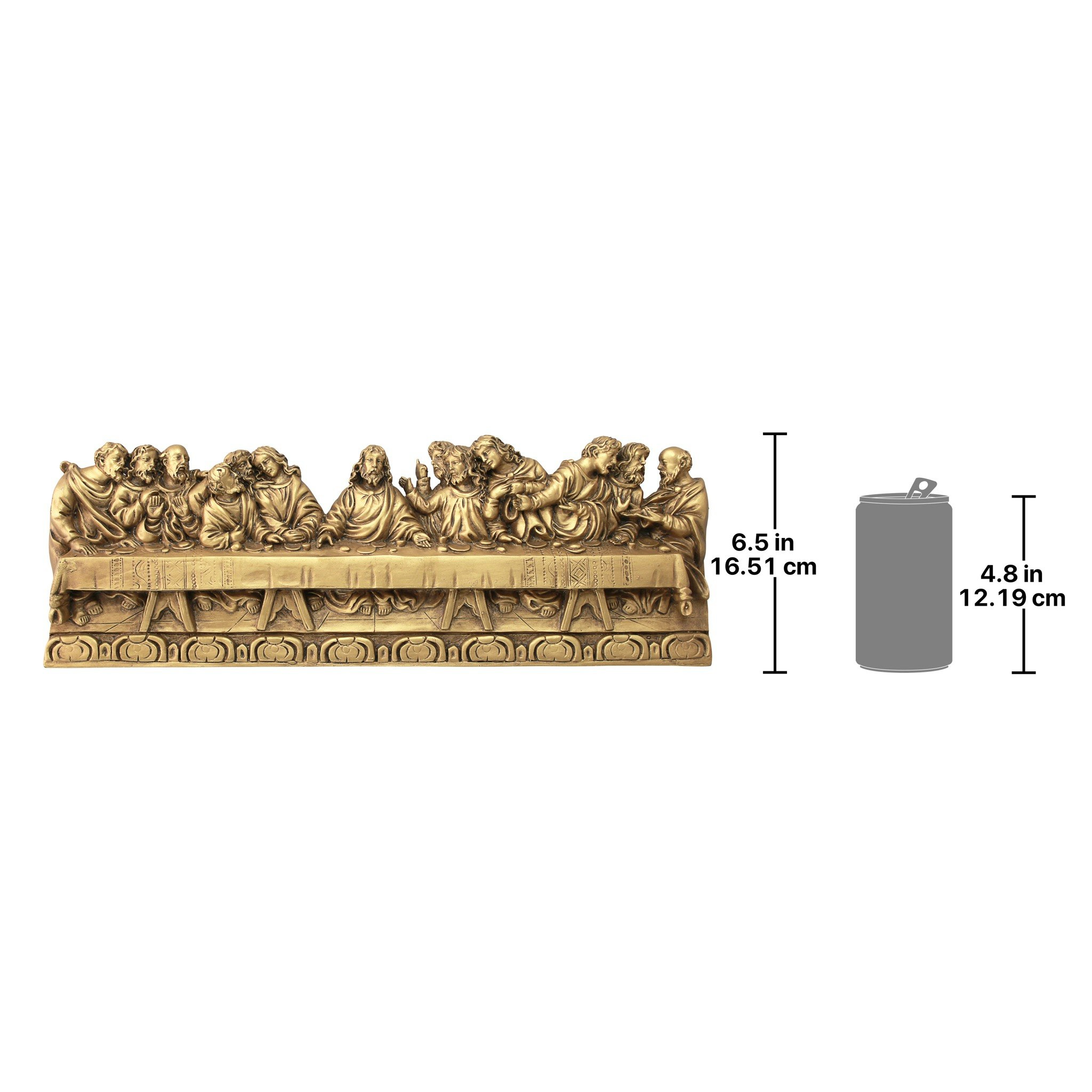 Toscano - The Last Supper Detailed Version Leonardo Da Vinci Wall Sculpture