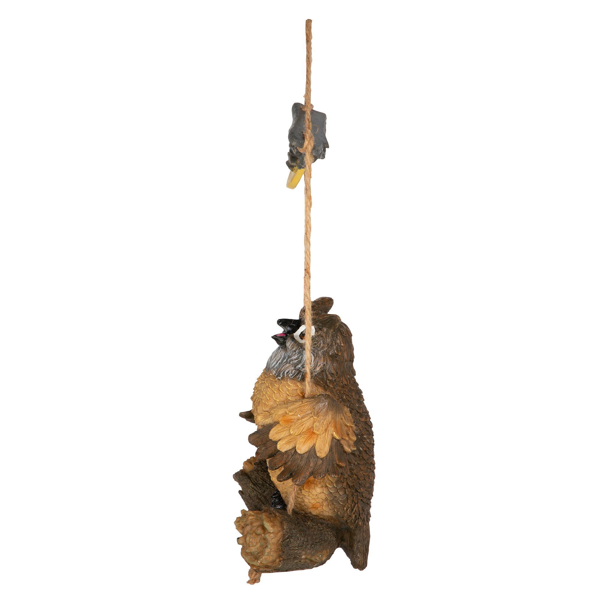Toscano - Howie the Hoot Owl Swinging Sculpture