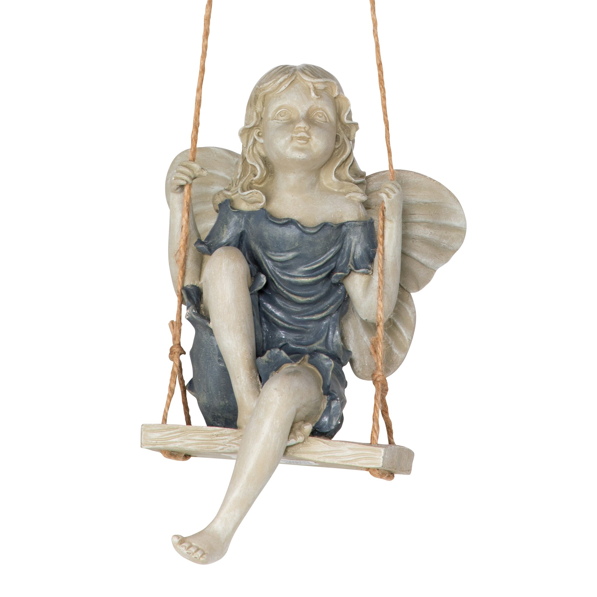 Toscano - Summertime Fairy on a Swing Statue