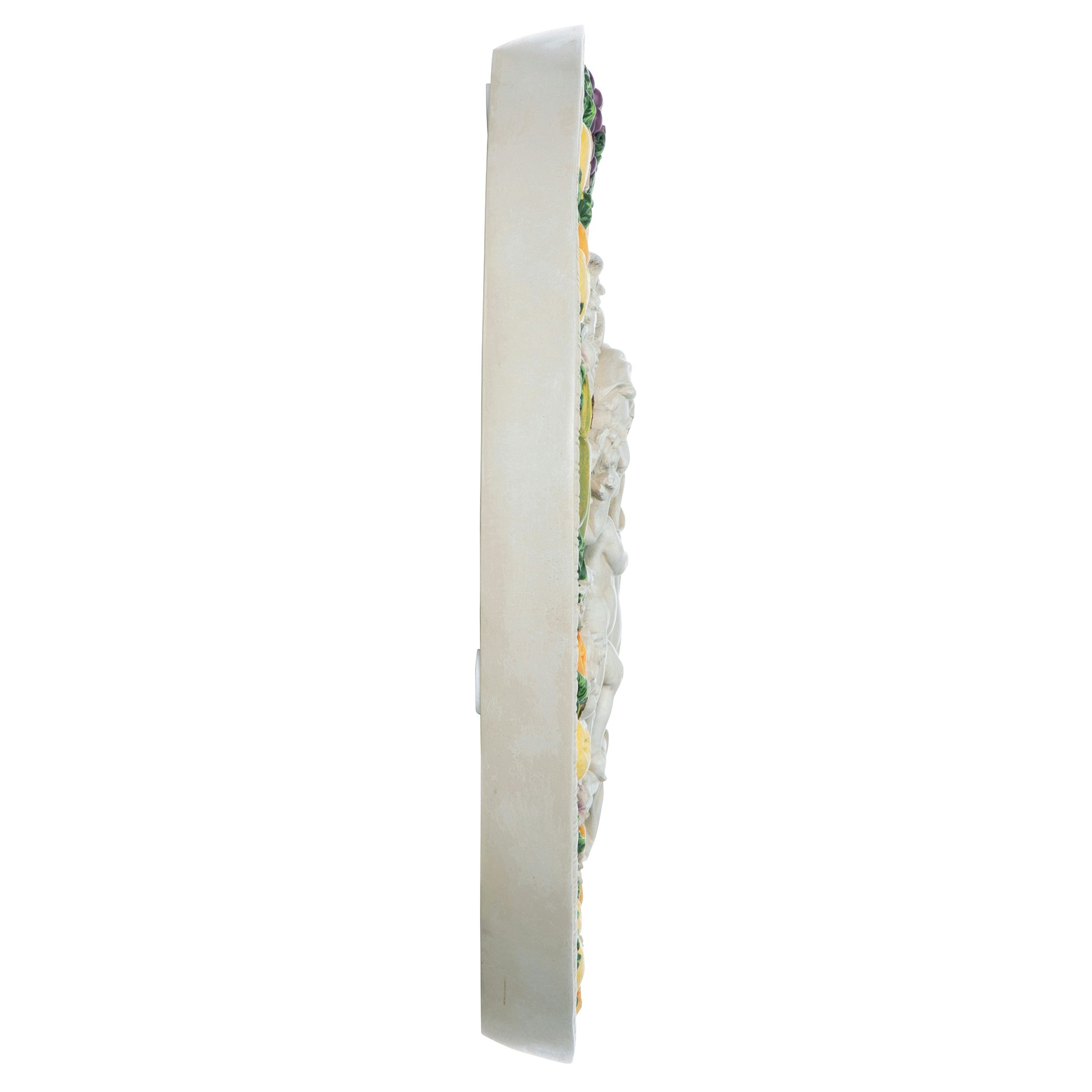 Toscano - Virgin Mary and Child Roundel Wall Sculpture