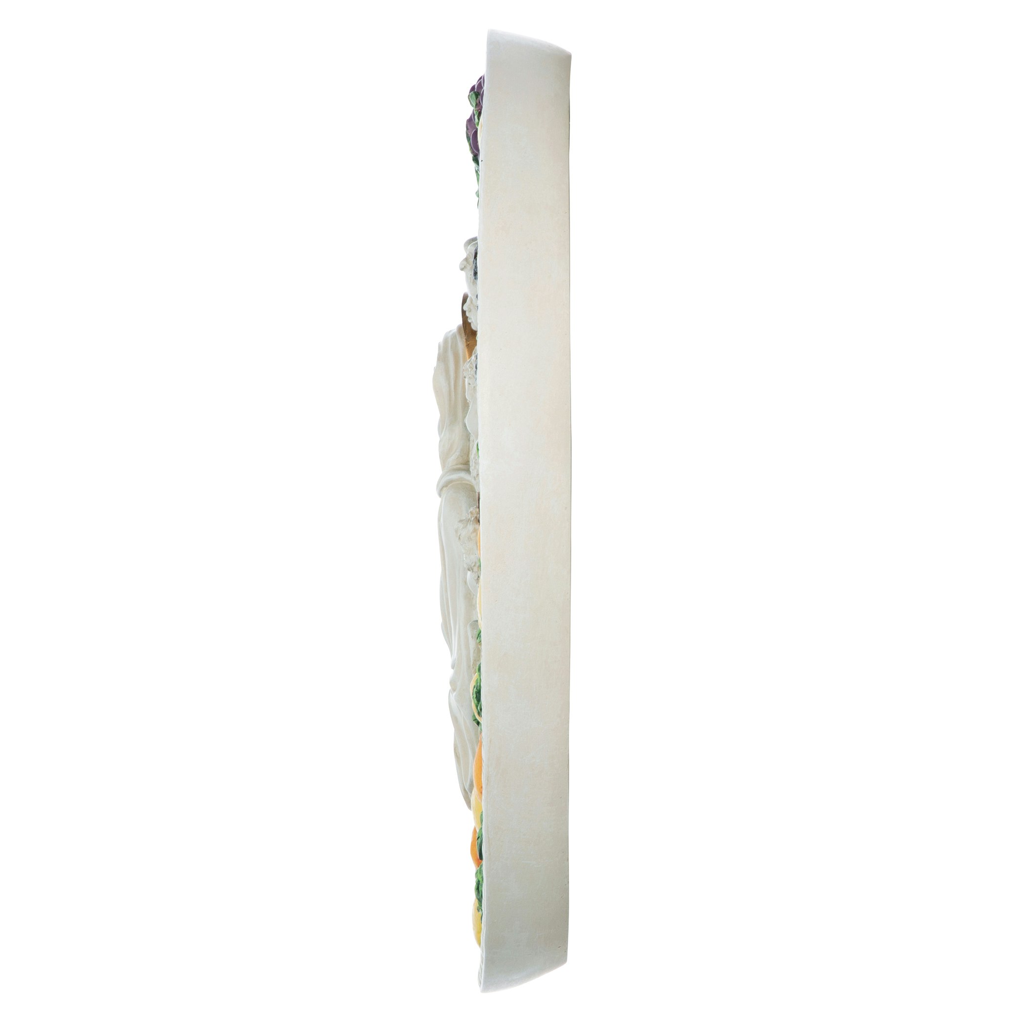 Toscano - Virgin Mary and Child Roundel Wall Sculpture