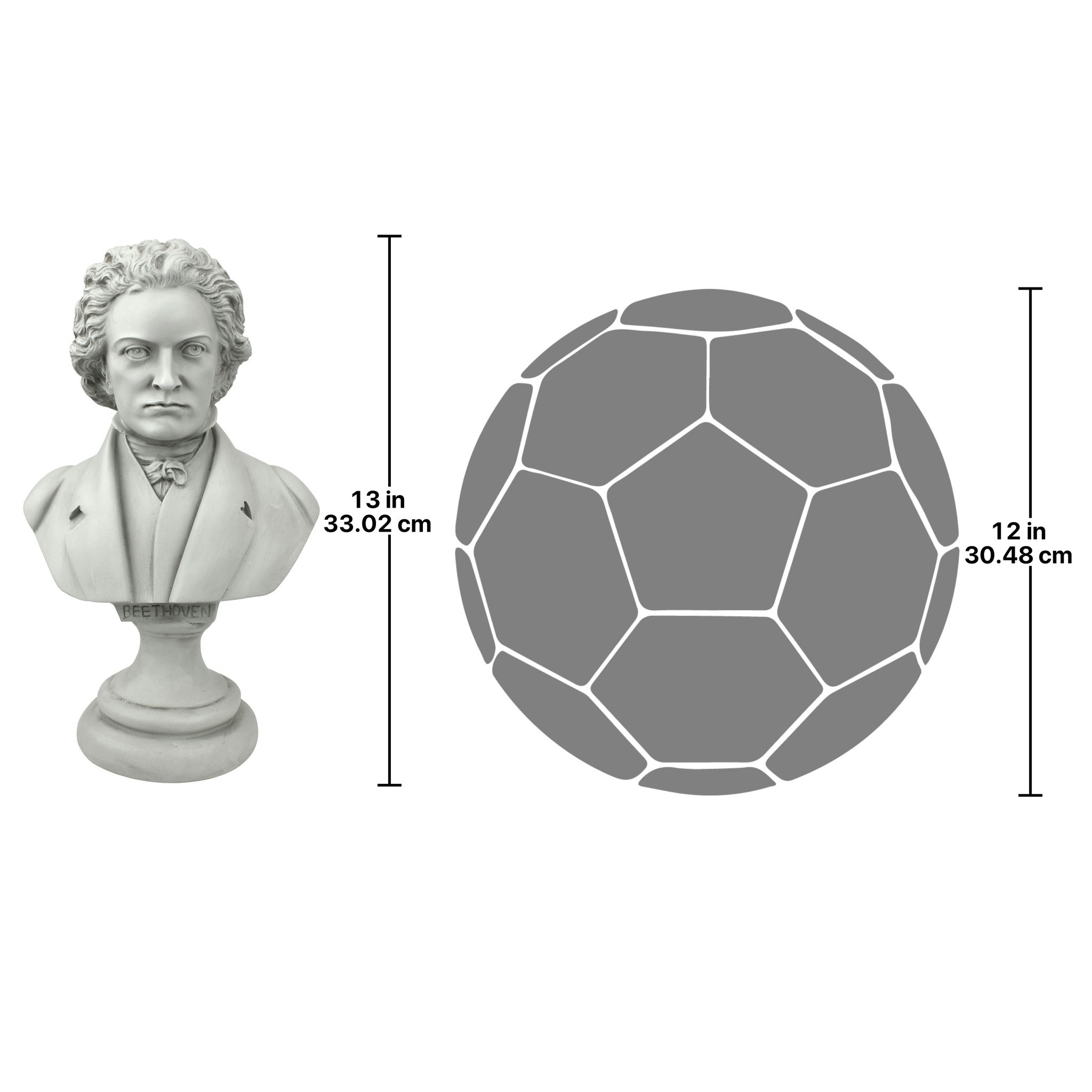 Toscano Great Composer Sculpture - Beethoven
